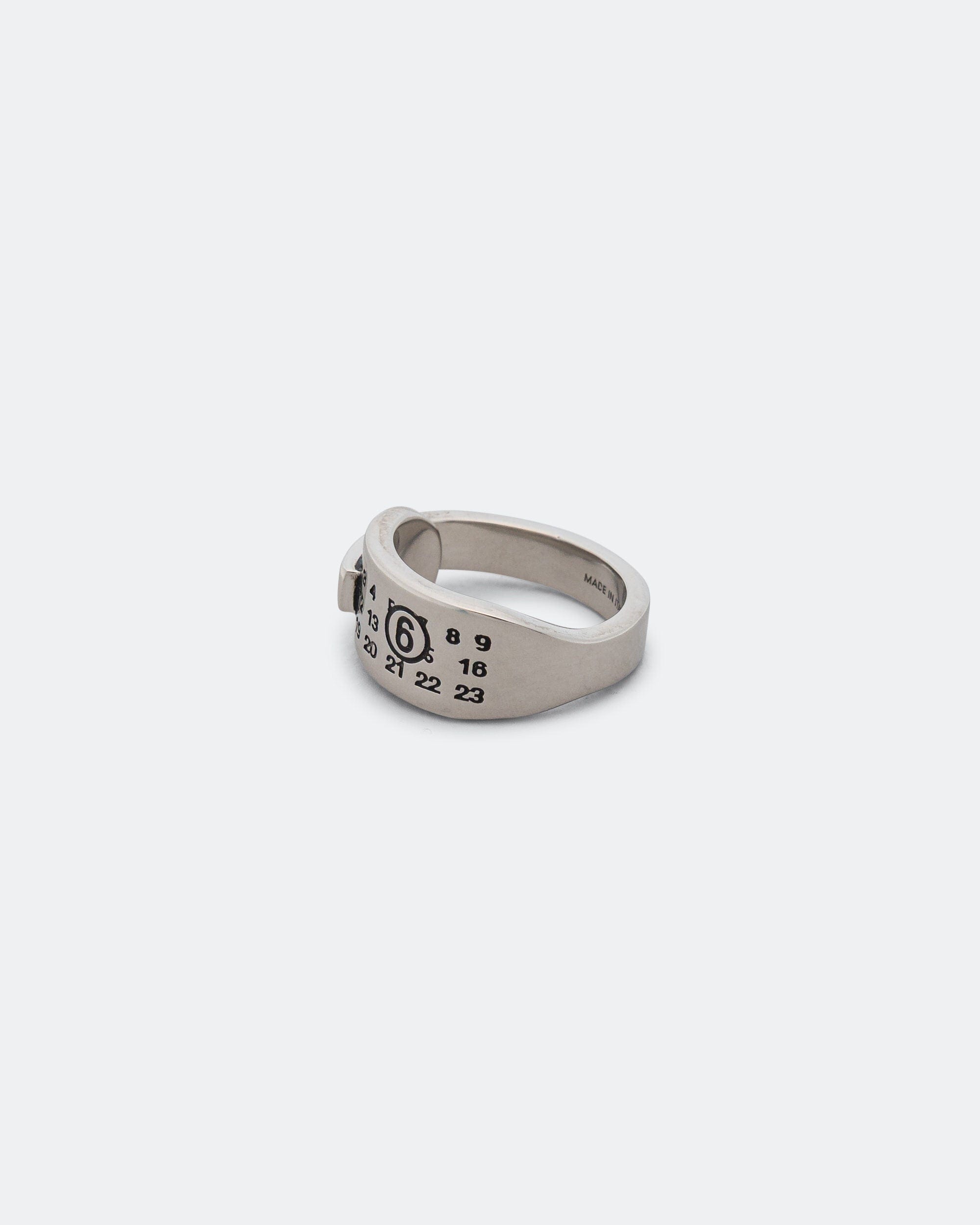 MM6 Stick Ring - Silver Toned brass