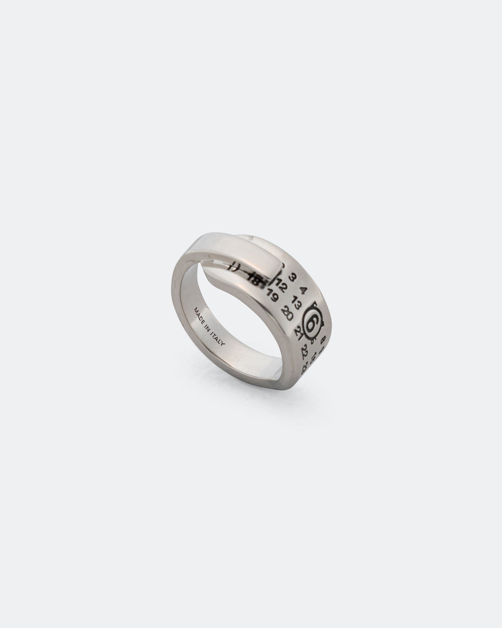 MM6 Stick Ring - Silver Toned brass