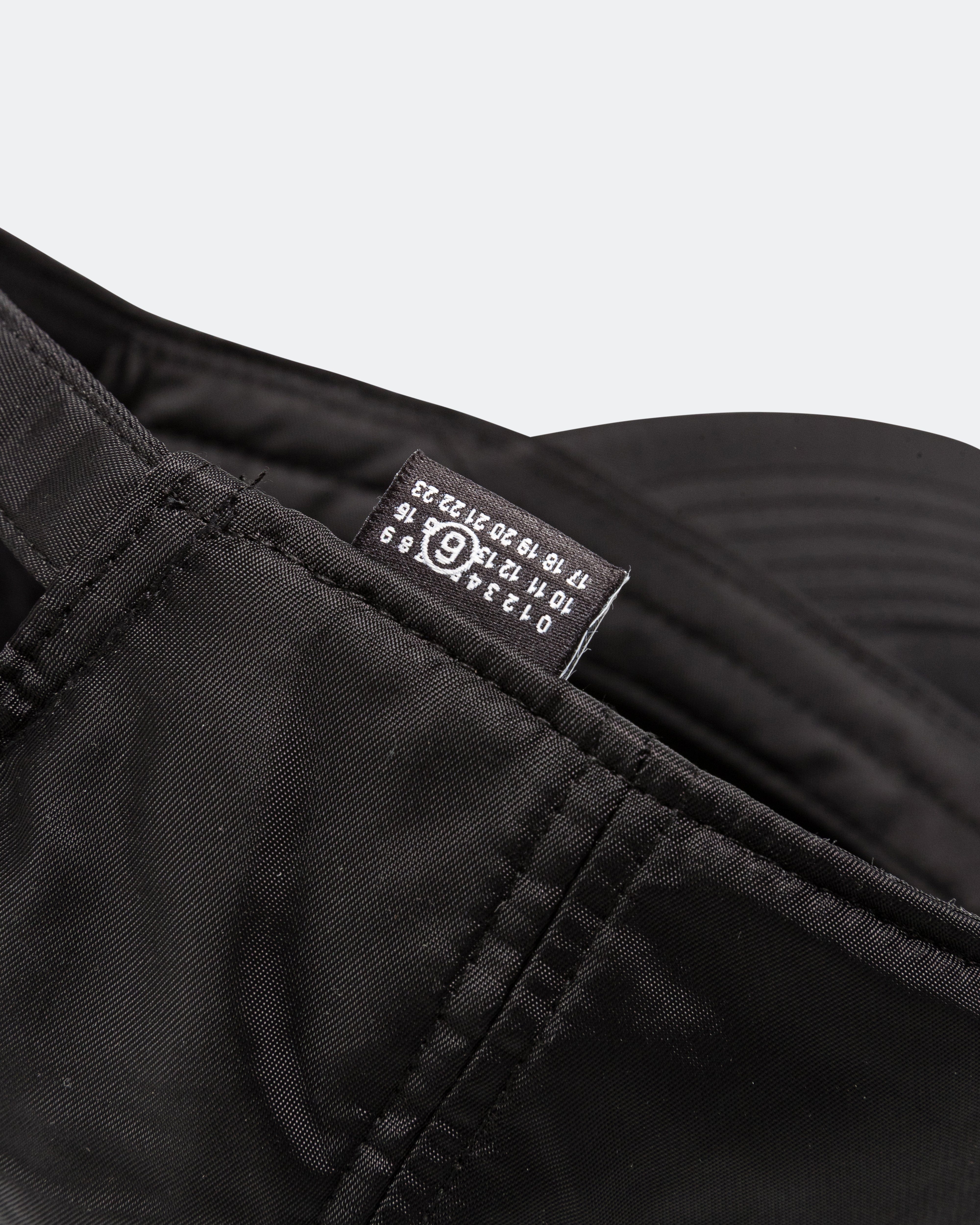 MM6 Nylon Tonal Cap - Black