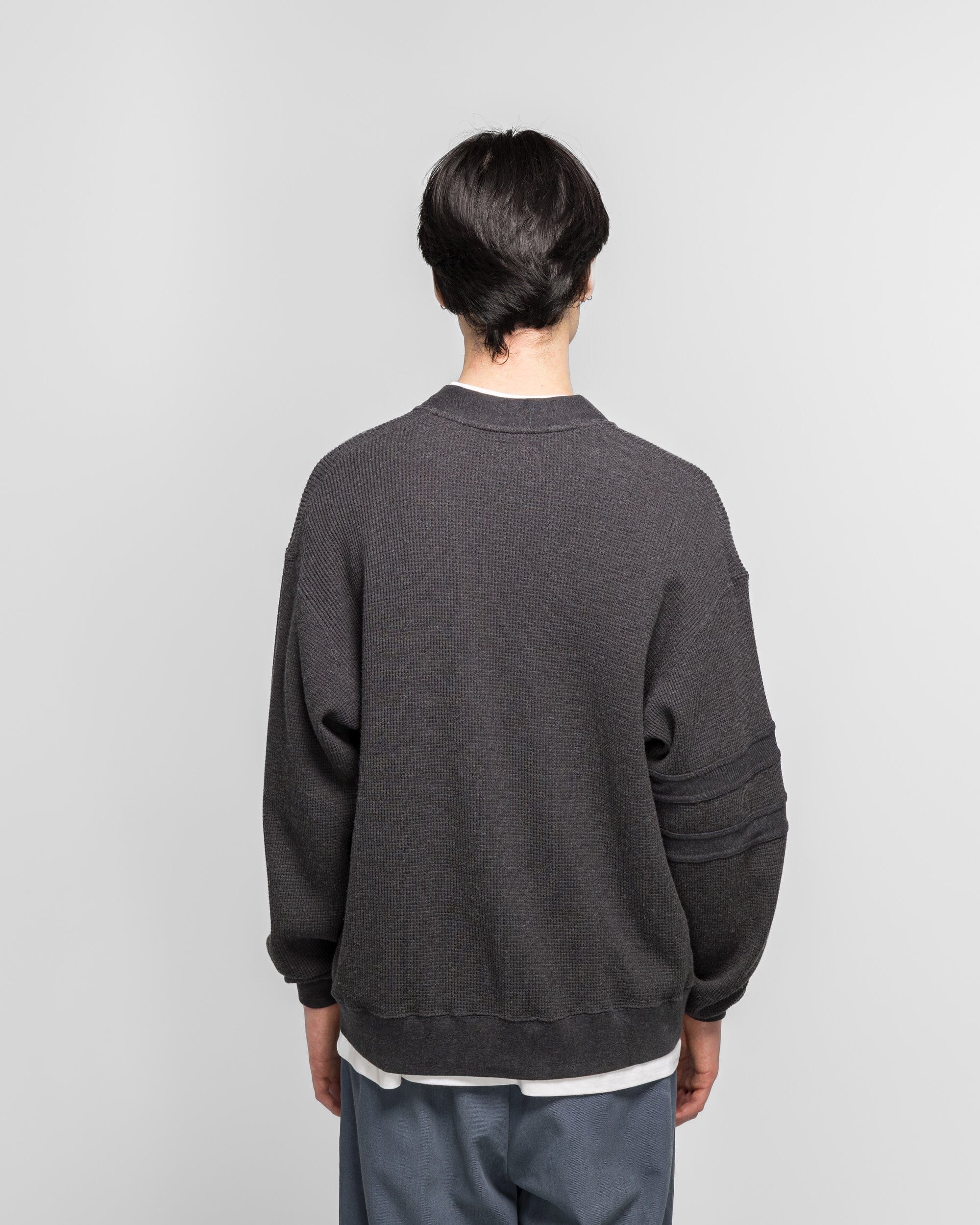 Unlikely Thermal Cardigan - Top Grey