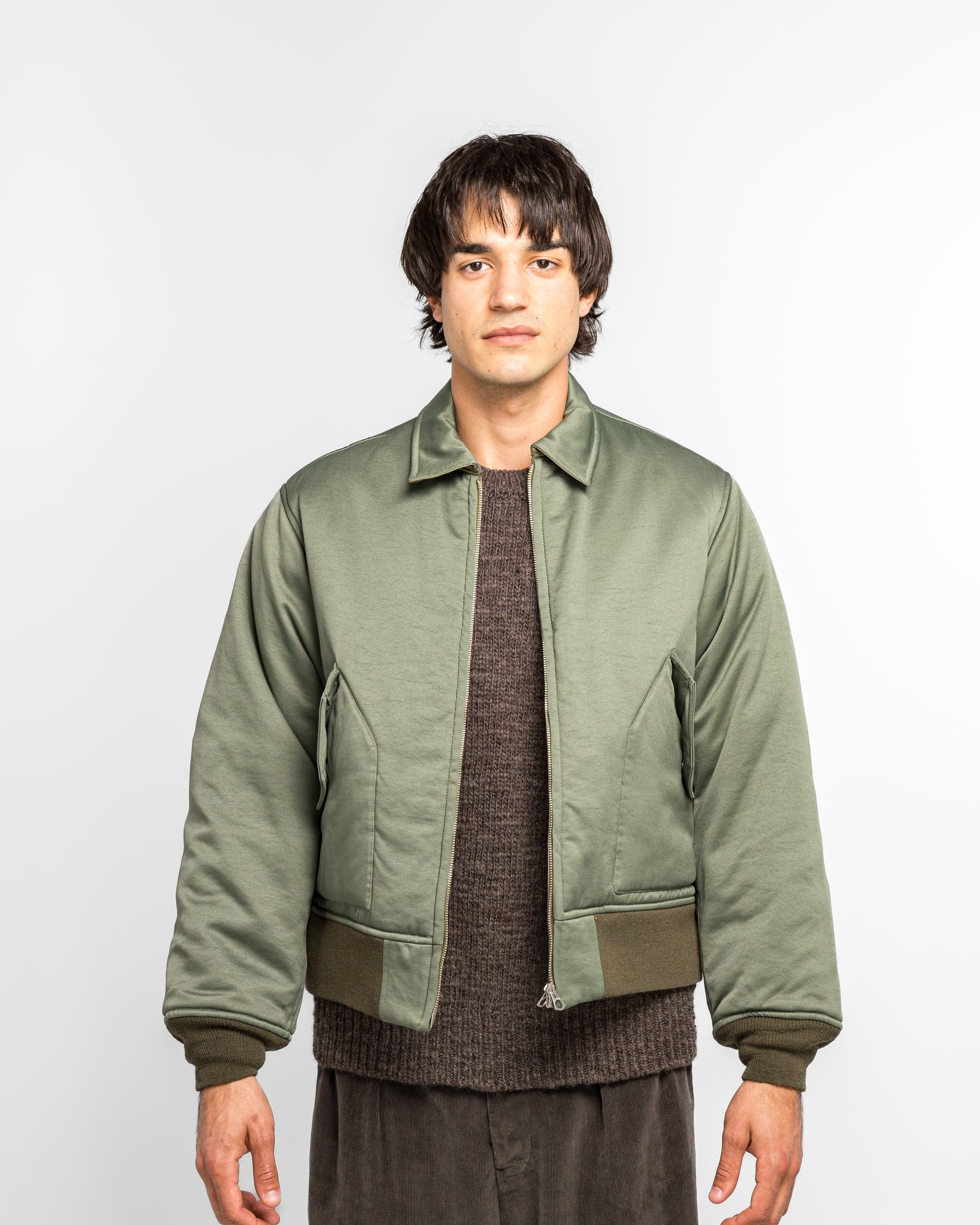 Unlikely Reversible Flight Yokosuka Jacket - Sage Green