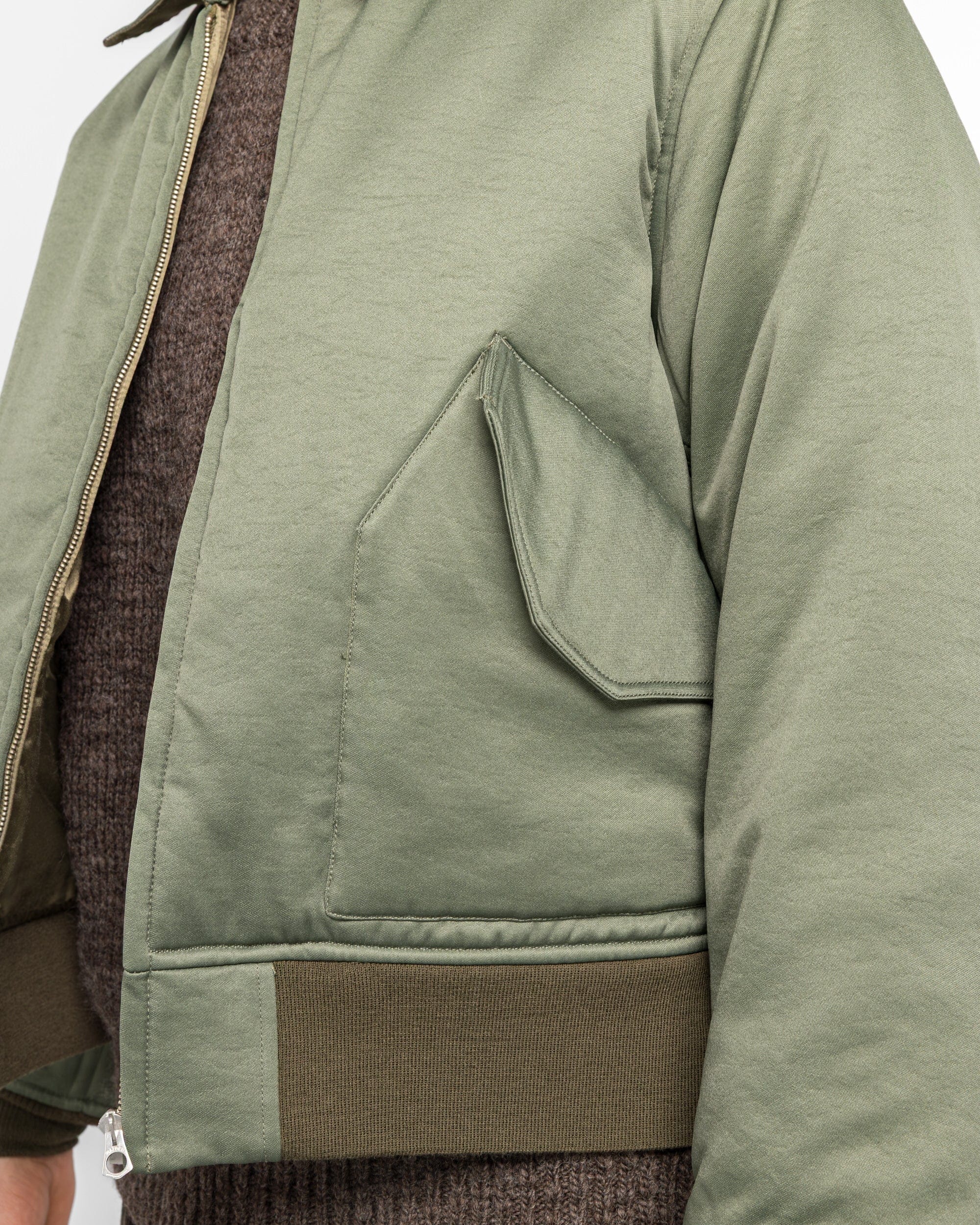 Unlikely Reversible Flight Yokosuka Jacket - Sage Green