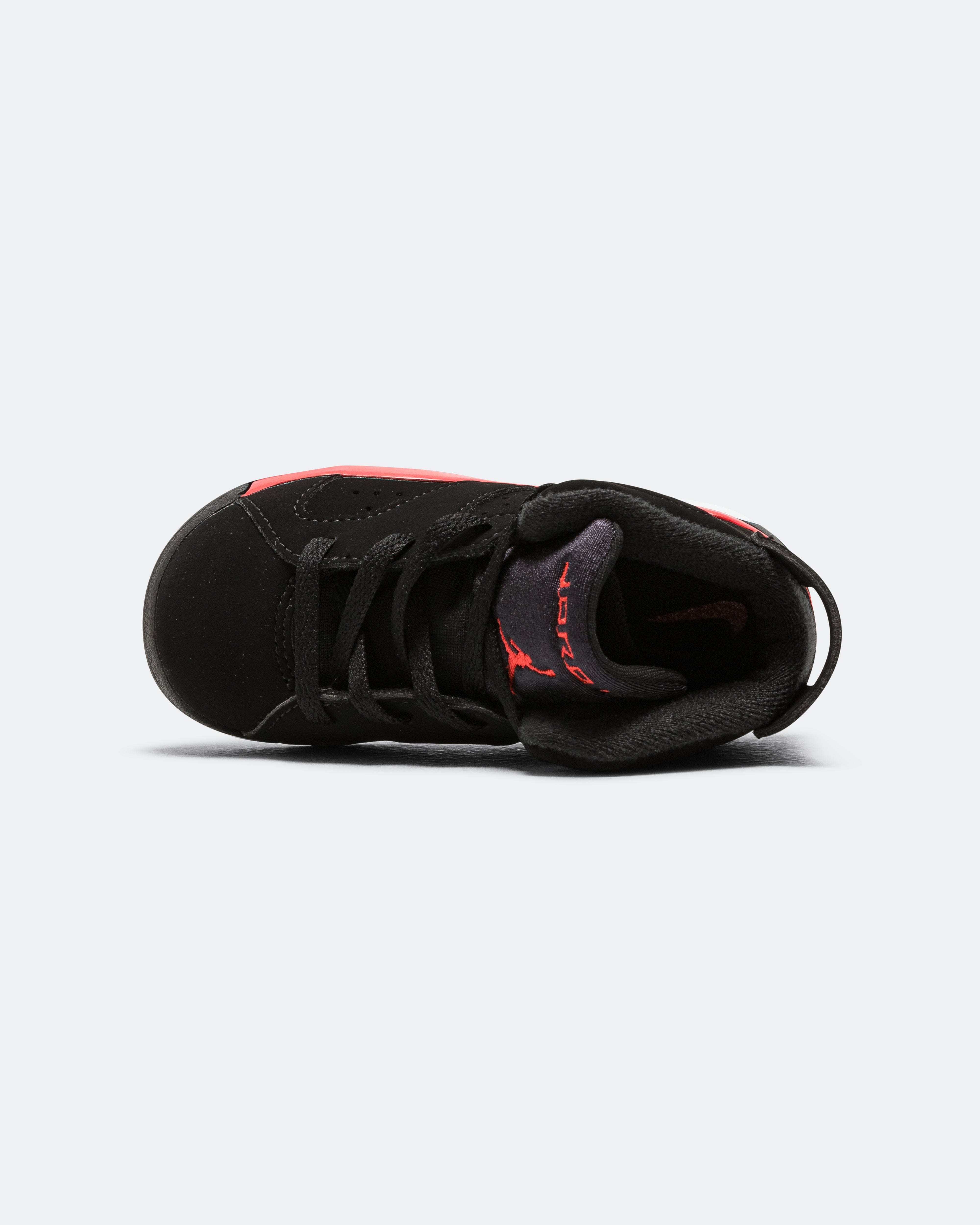 Air Jordan 6 Retro (TD) - Black/Light Crimson