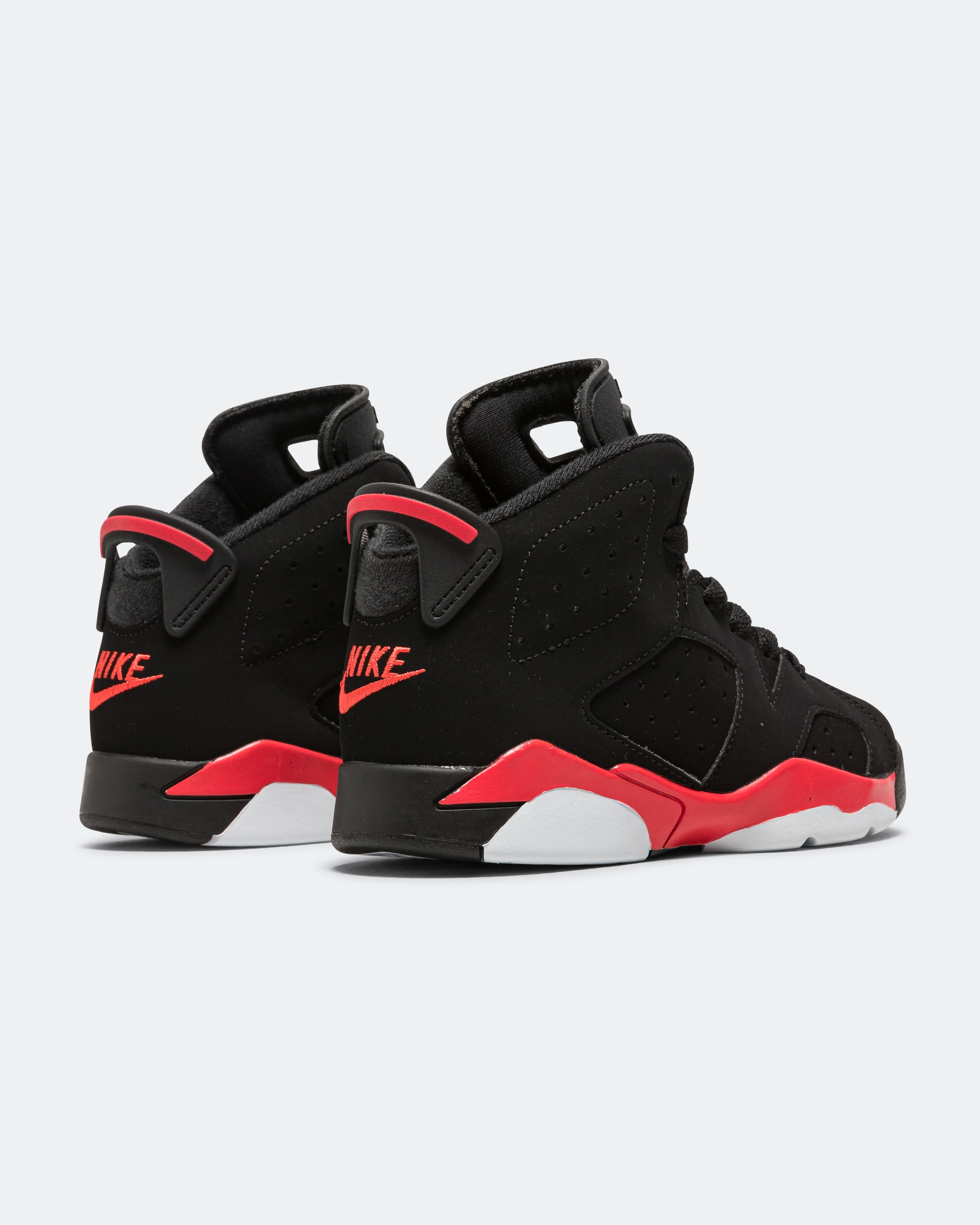 Air Jordan 6 Retro (PS) - Black/Light Crimson