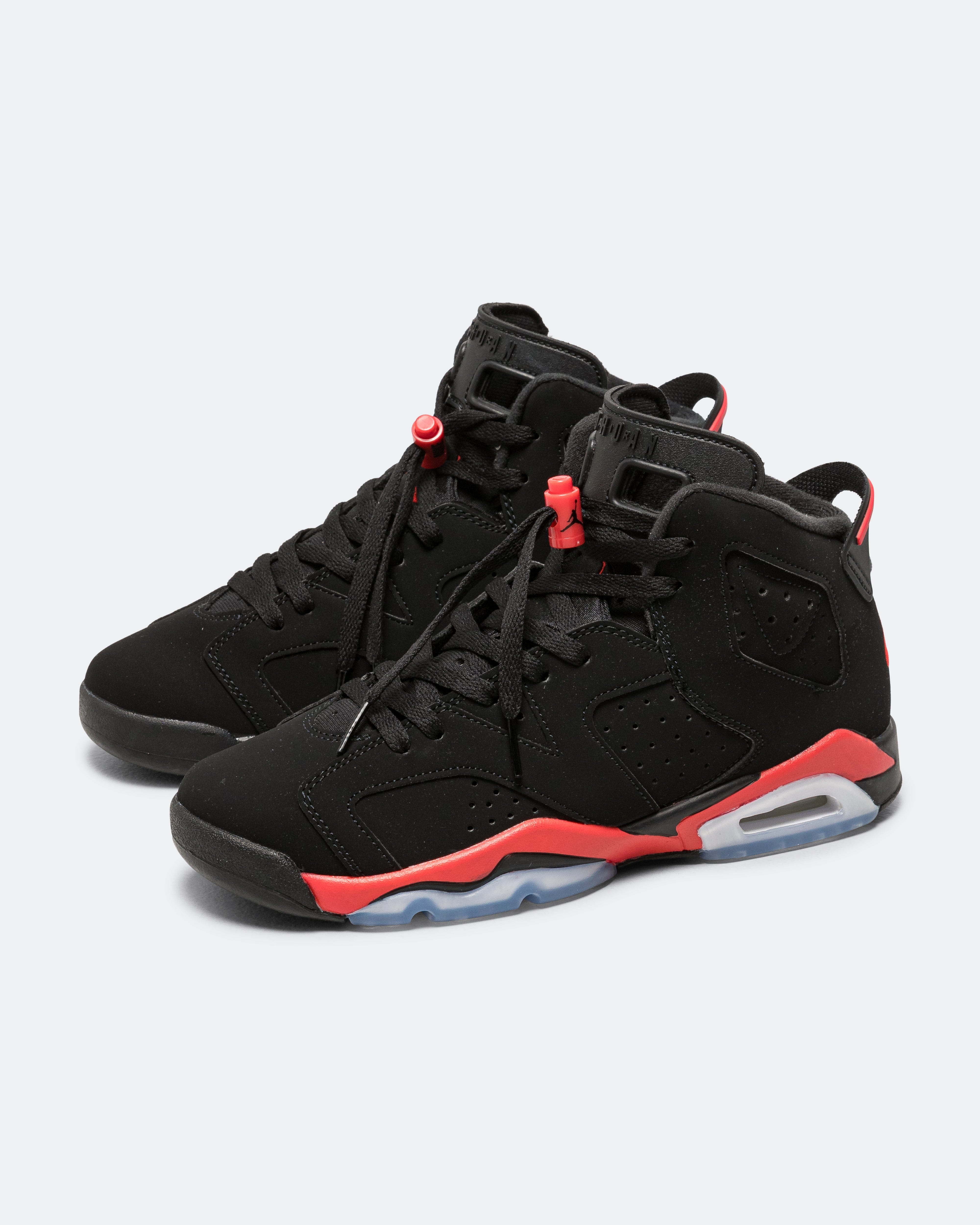 Air Jordan 6 Retro (GS) - Black/Light Crimson