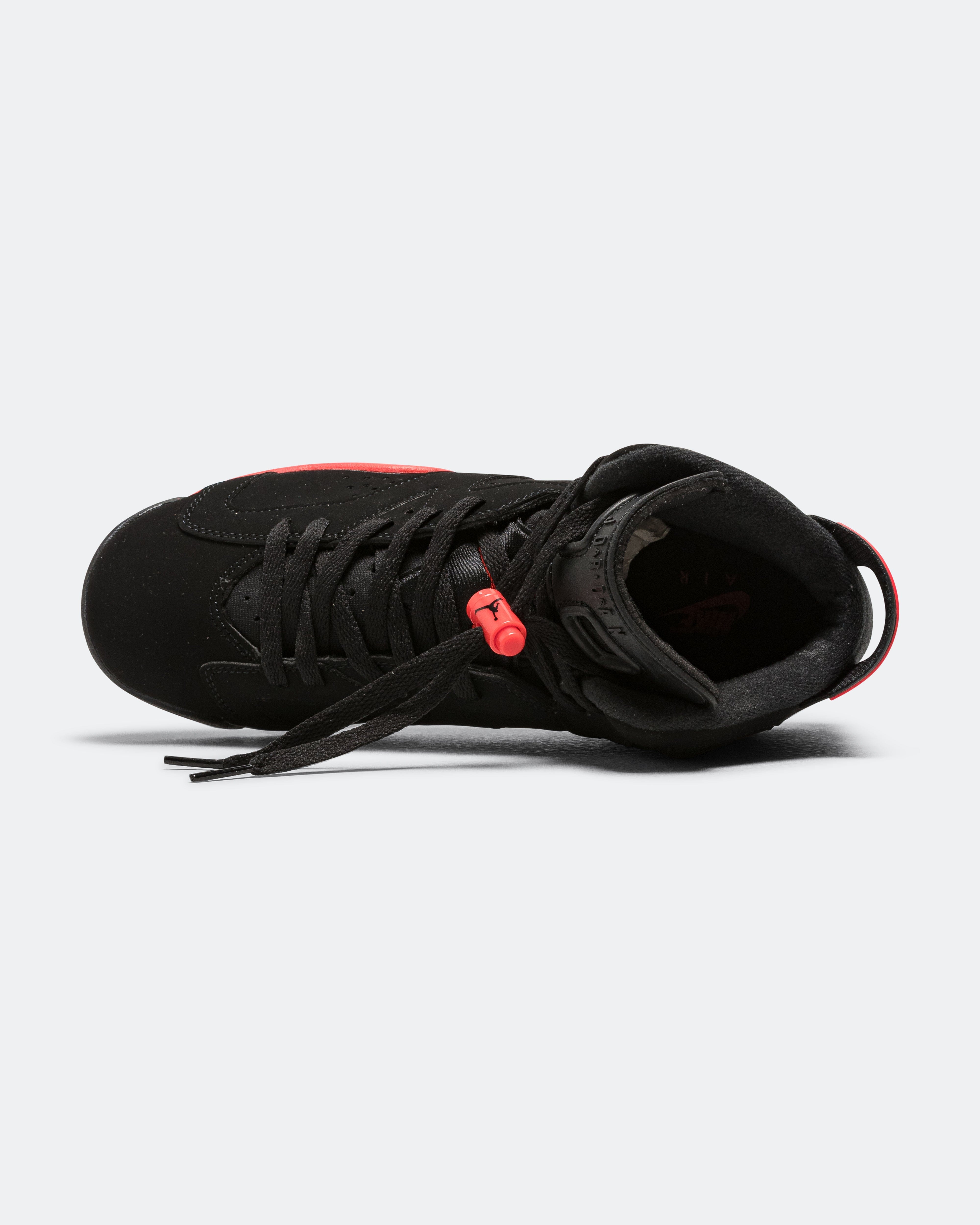 Air Jordan 6 Retro (GS) - Black/Light Crimson