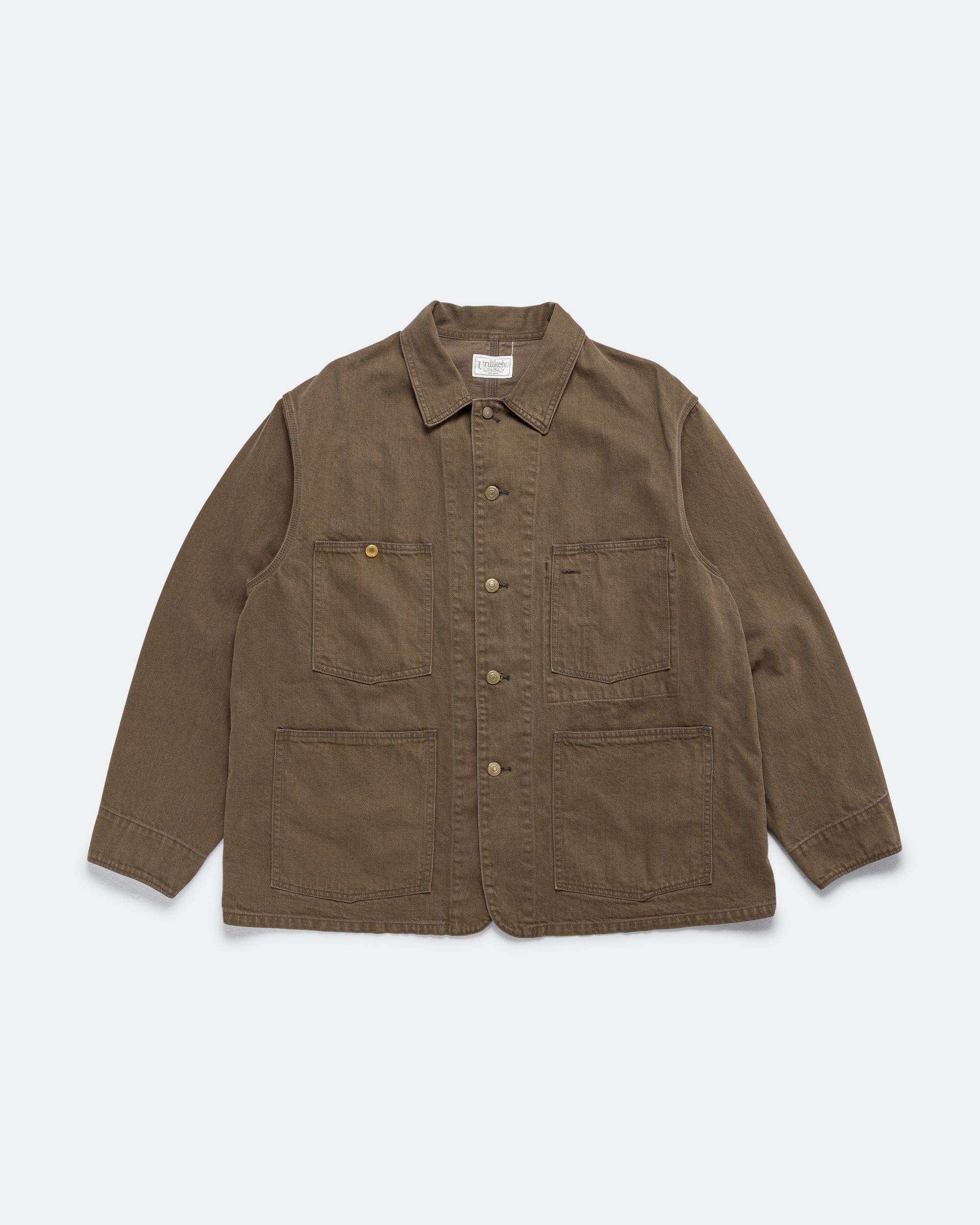 Unlikely Chore Jacket Color Denim - Brown Wash