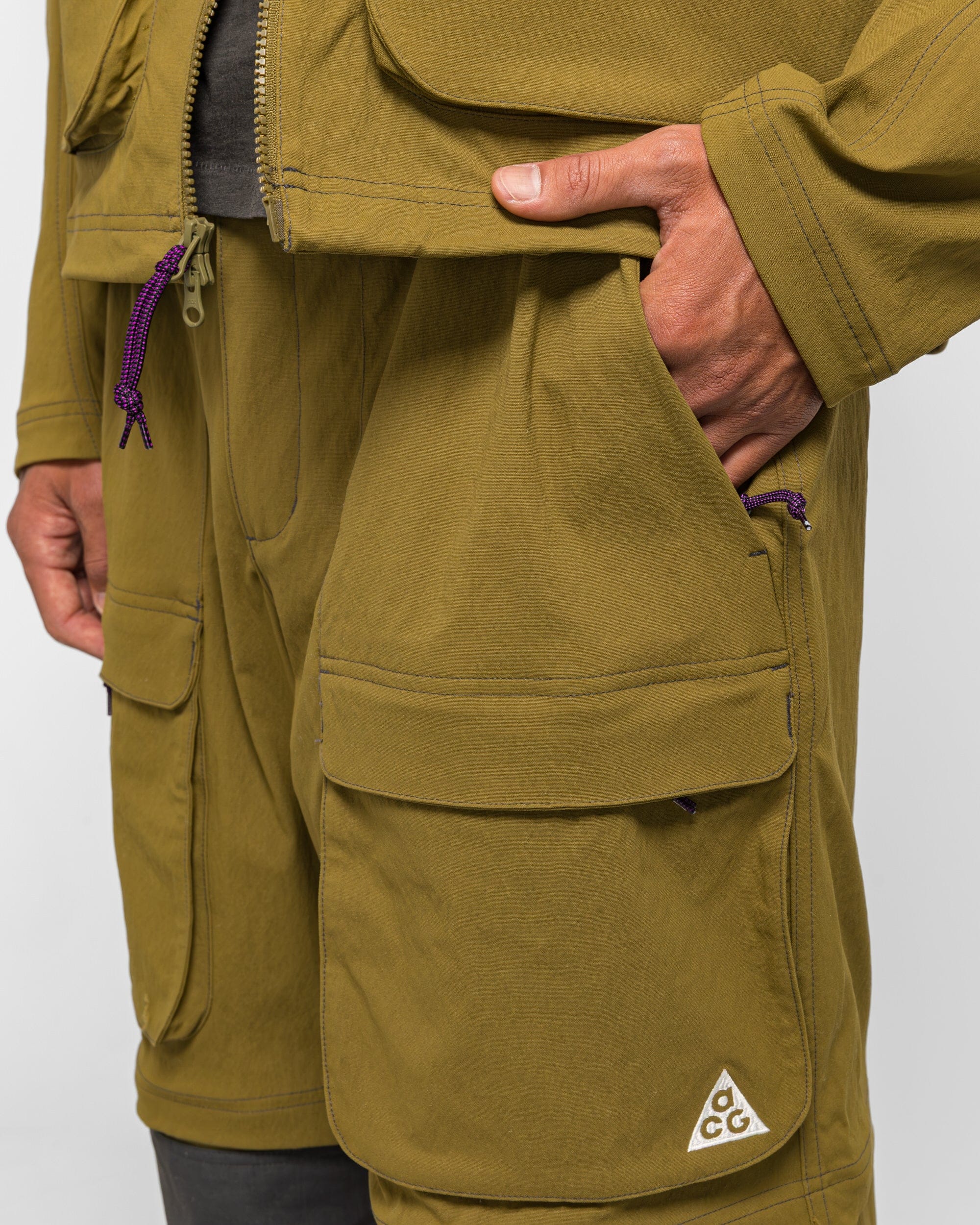 Nike ACG Zip Smith Summit Cargo Pant - Olive Flak/Anthracite-Summit White