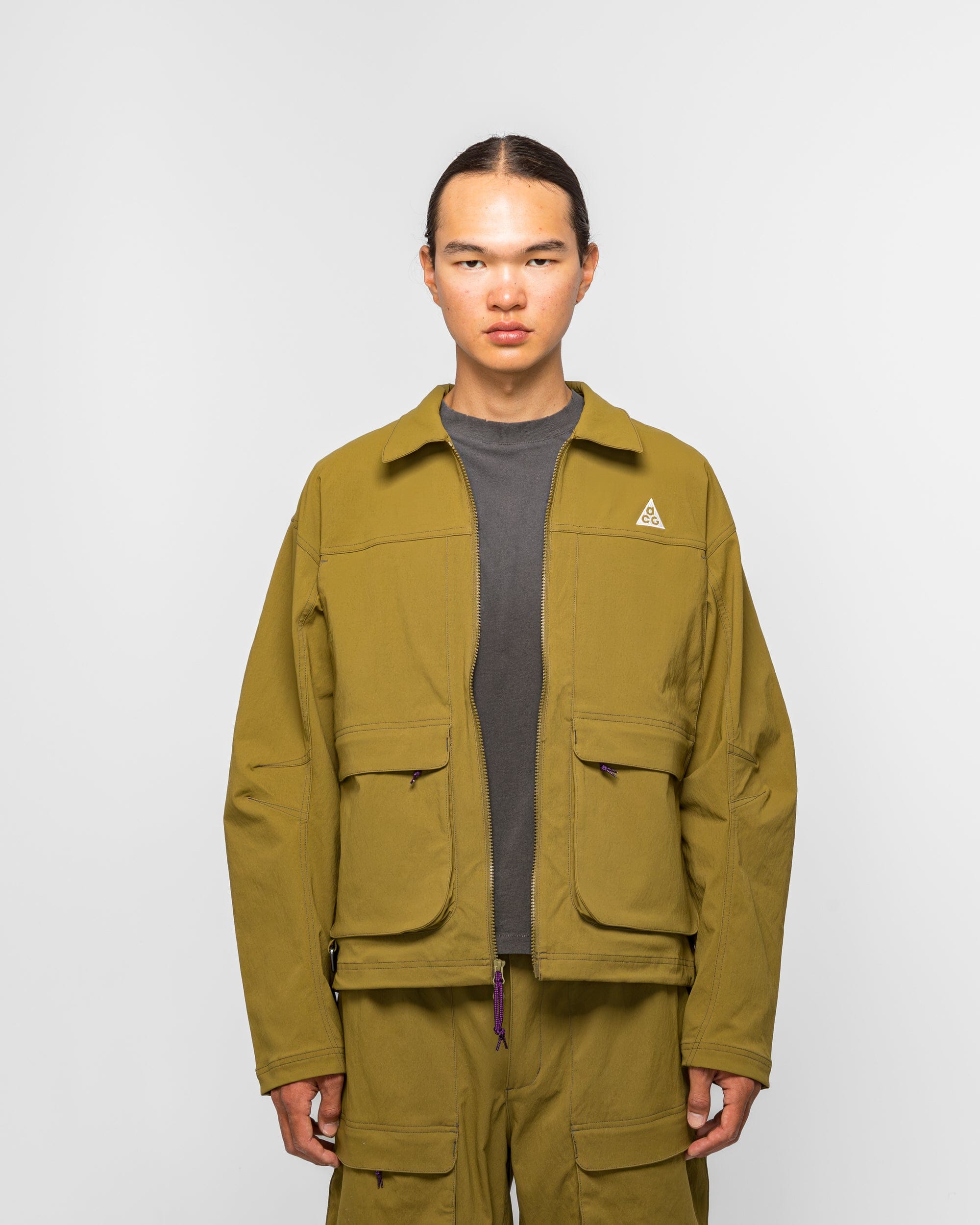 Nike ACG UV Smith Summit Jacket - Olive Flak/Anthracite-Summit White