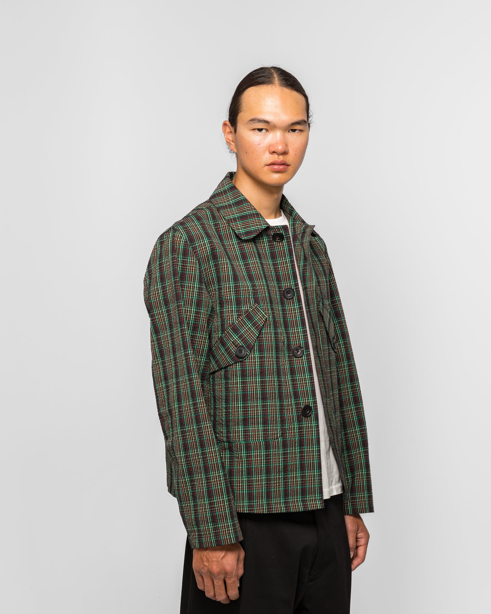 Dudley Coppice Orchard Jacket - Germanium Check