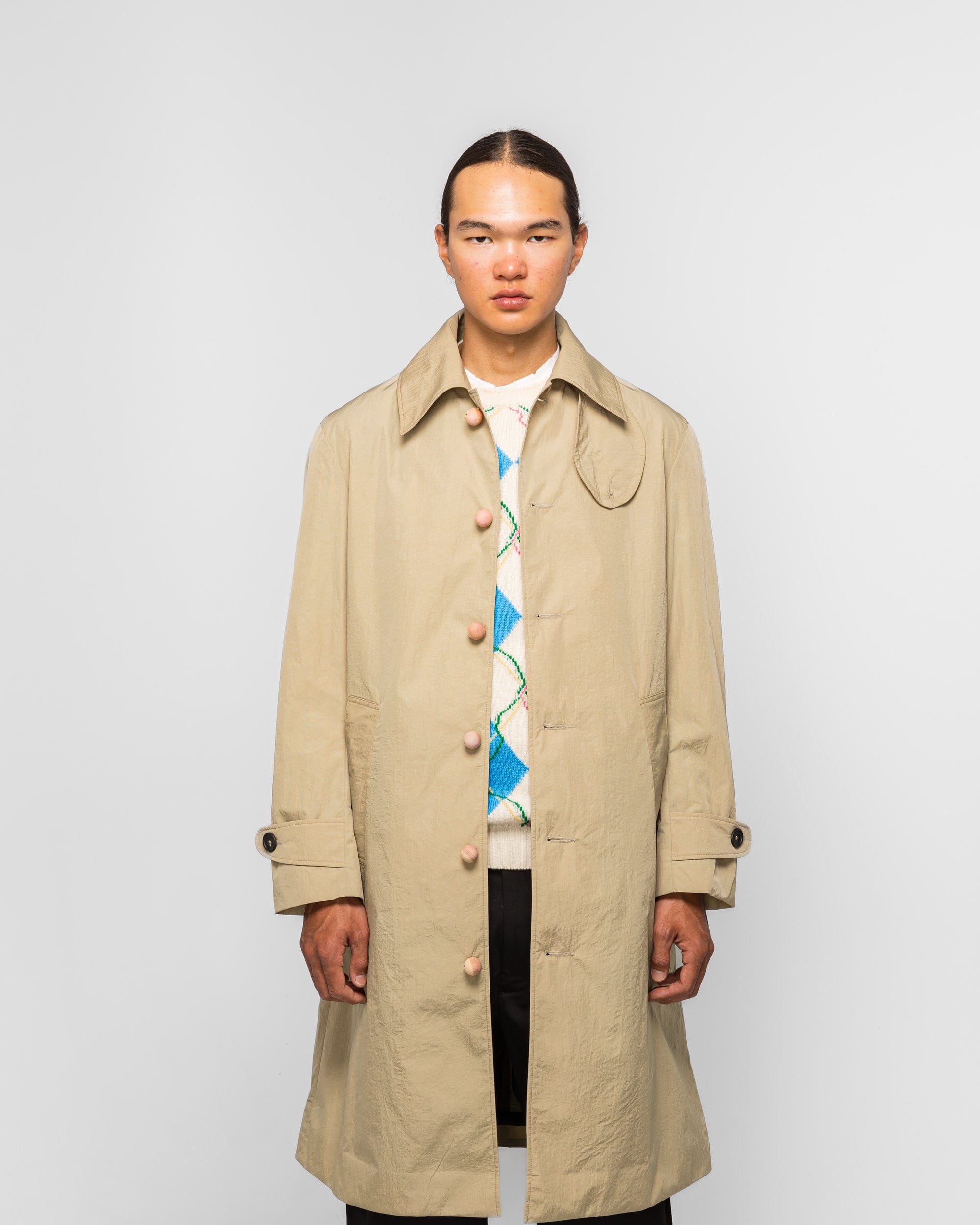 Dudley Coppice Courtyard Coat - Sandstone Taffeta