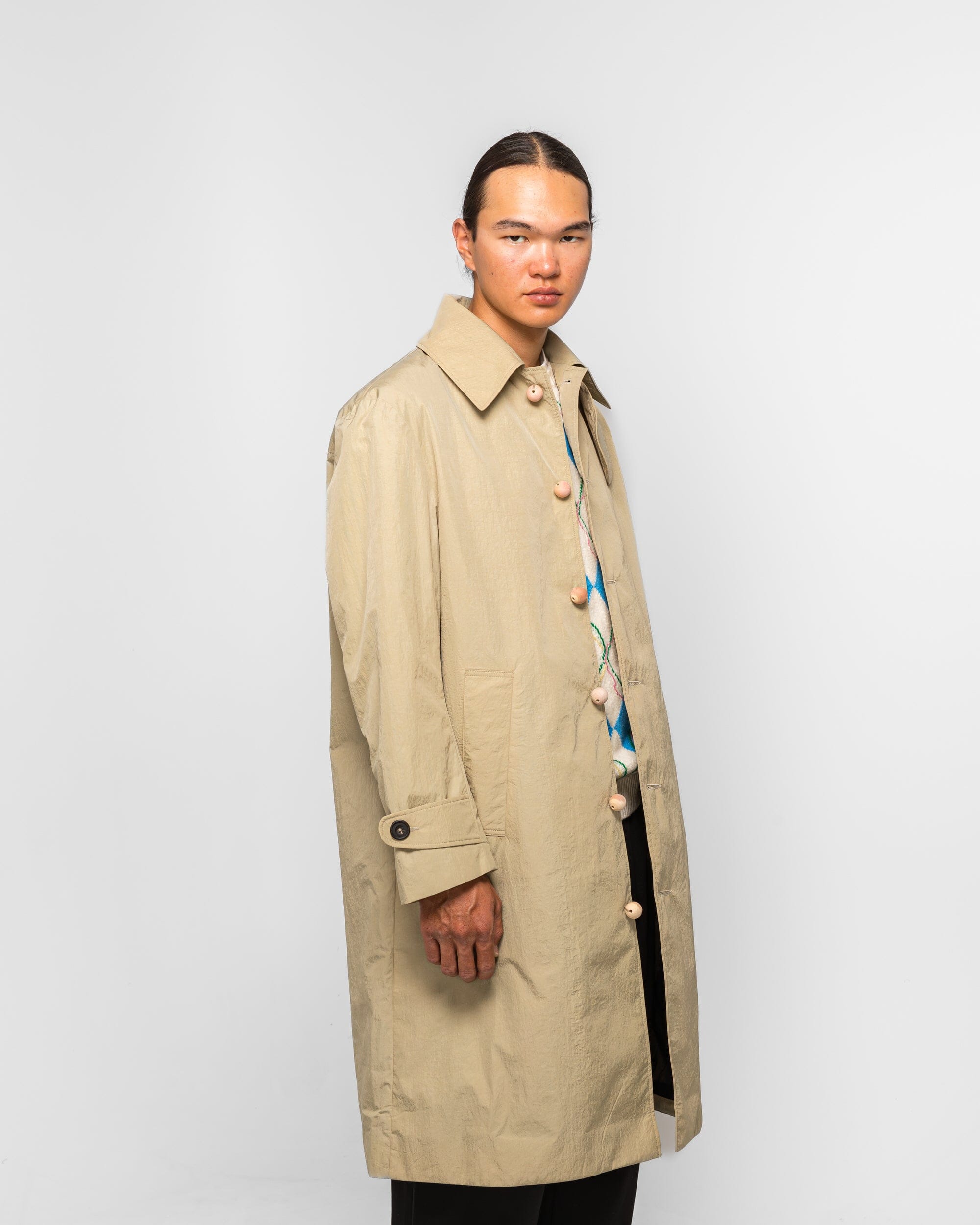Dudley Coppice Courtyard Coat - Sandstone Taffeta