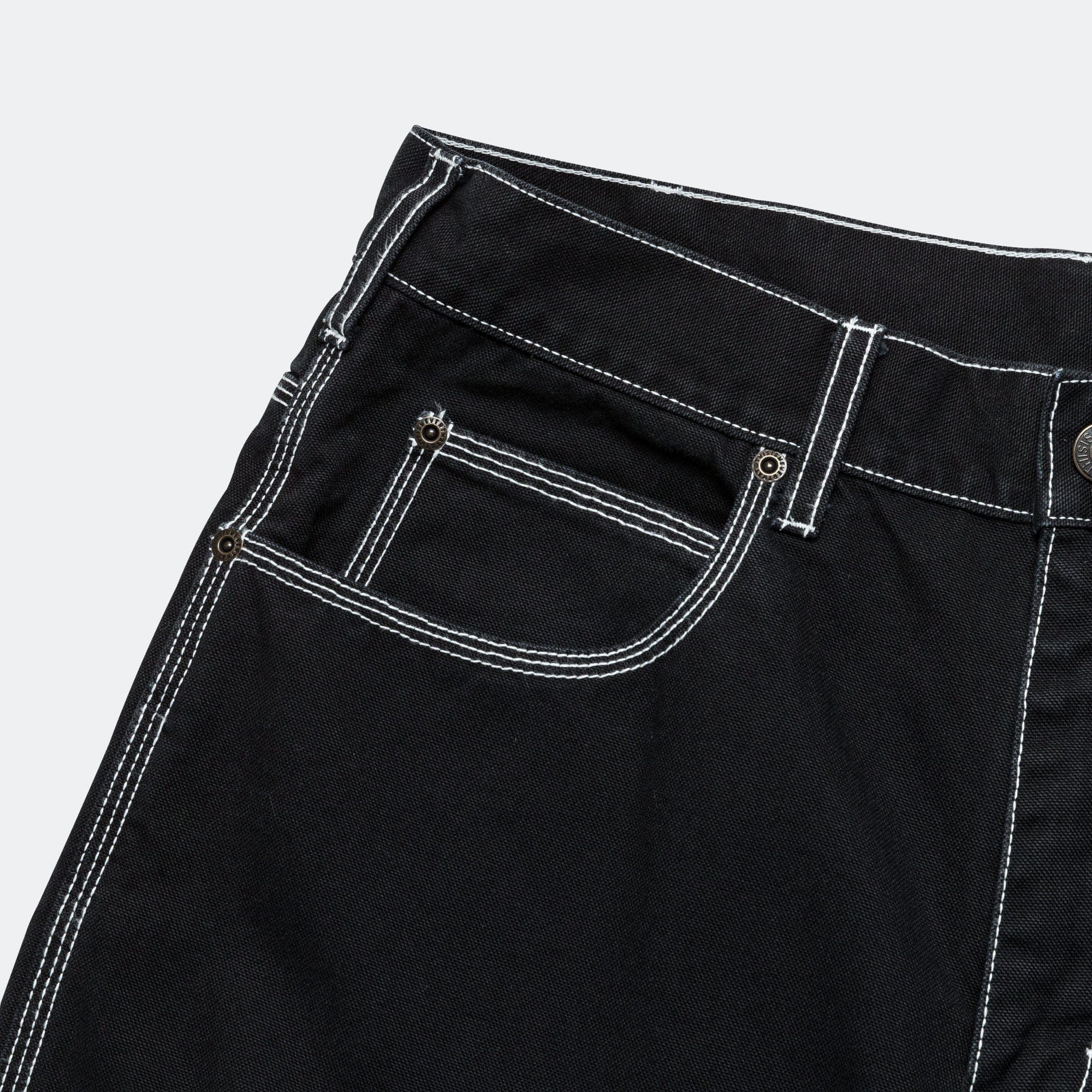thisisneverthat Contrast Stitch Pant - Black