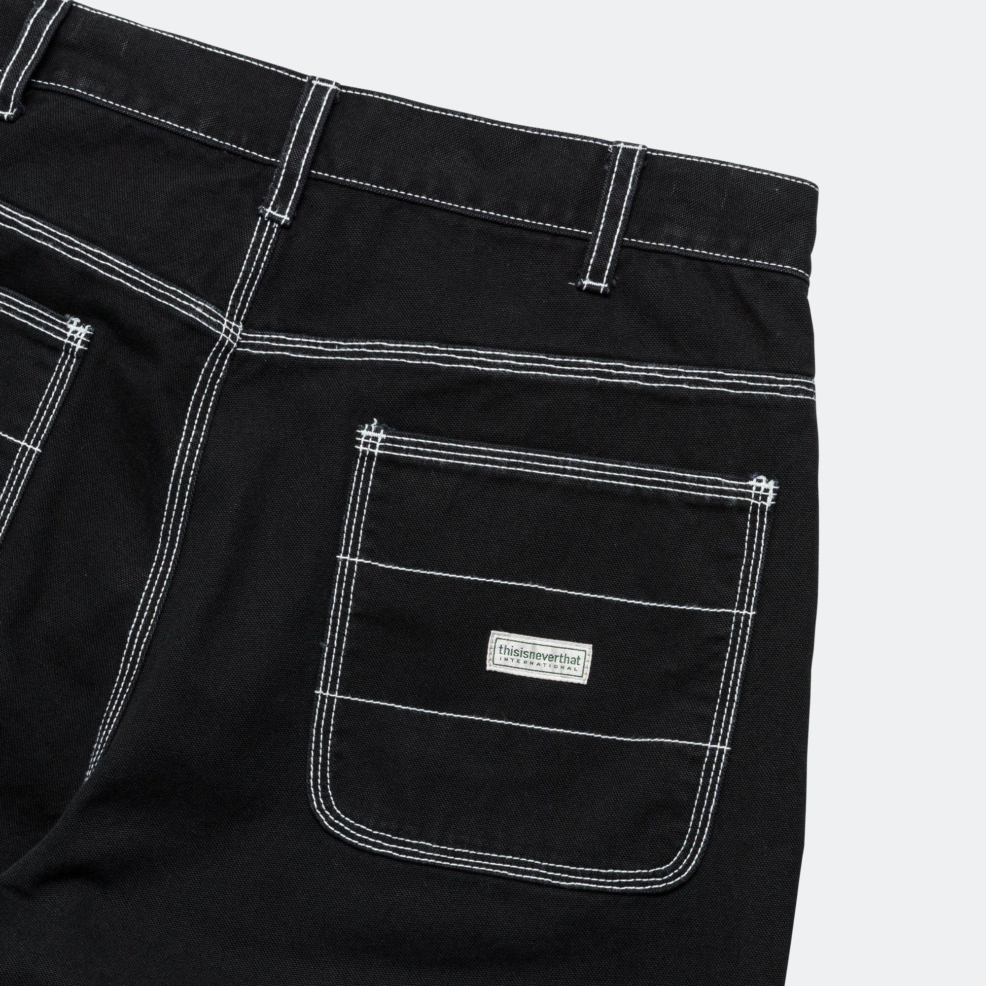 thisisneverthat Contrast Stitch Pant - Black