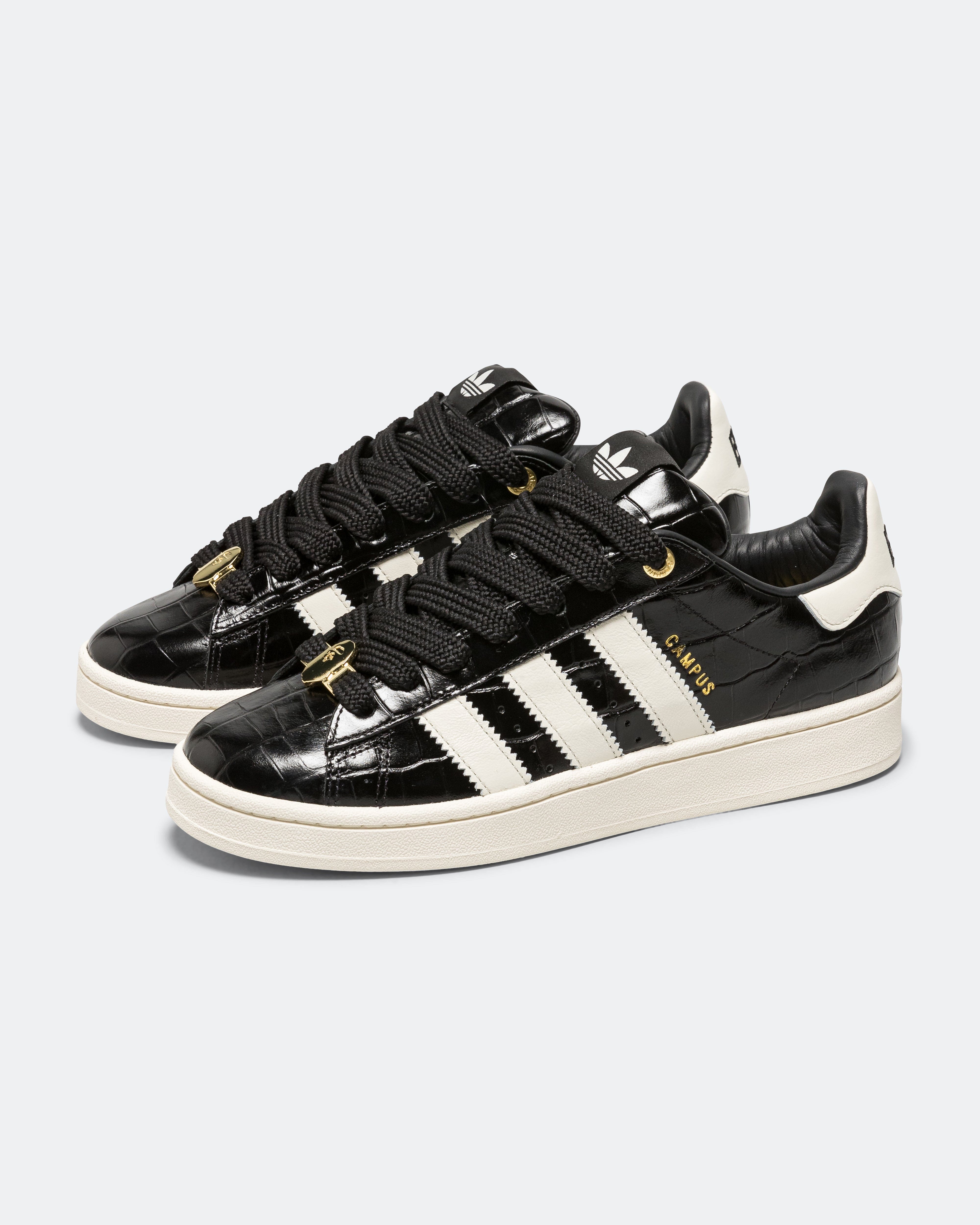 adidas Campus 00s x BAPE - Core Black/Off White-Gold Metallic