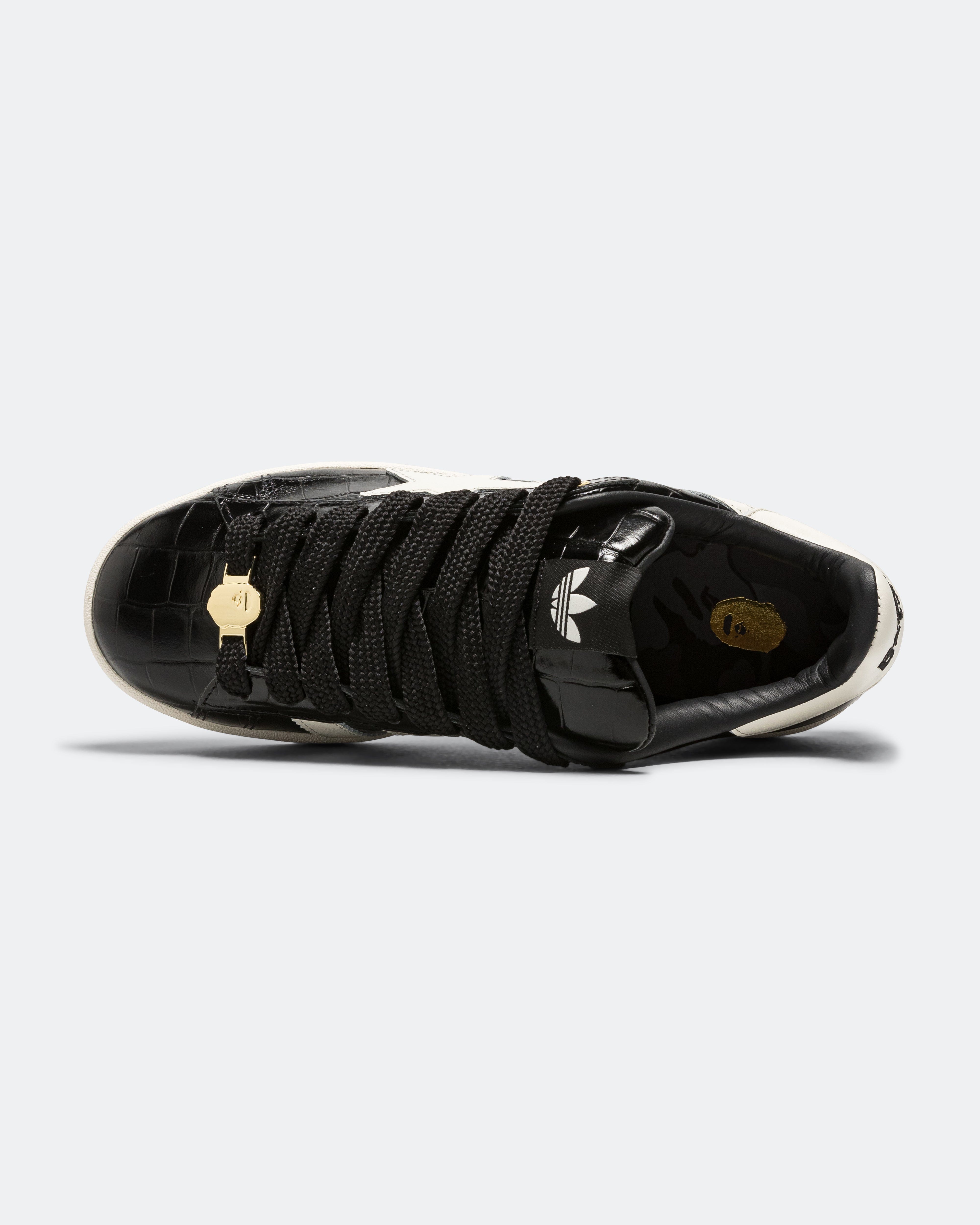 adidas Campus 00s x BAPE - Core Black/Off White-Gold Metallic