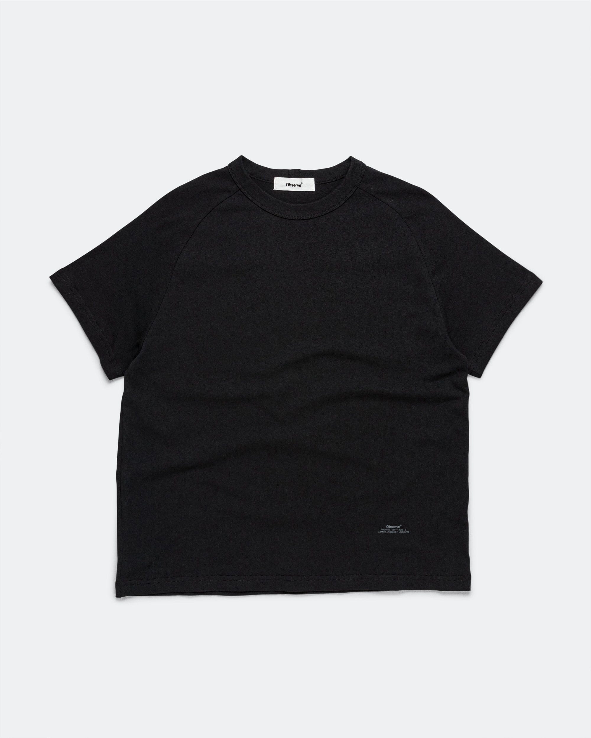 Observe Raglan T-Shirt - Black