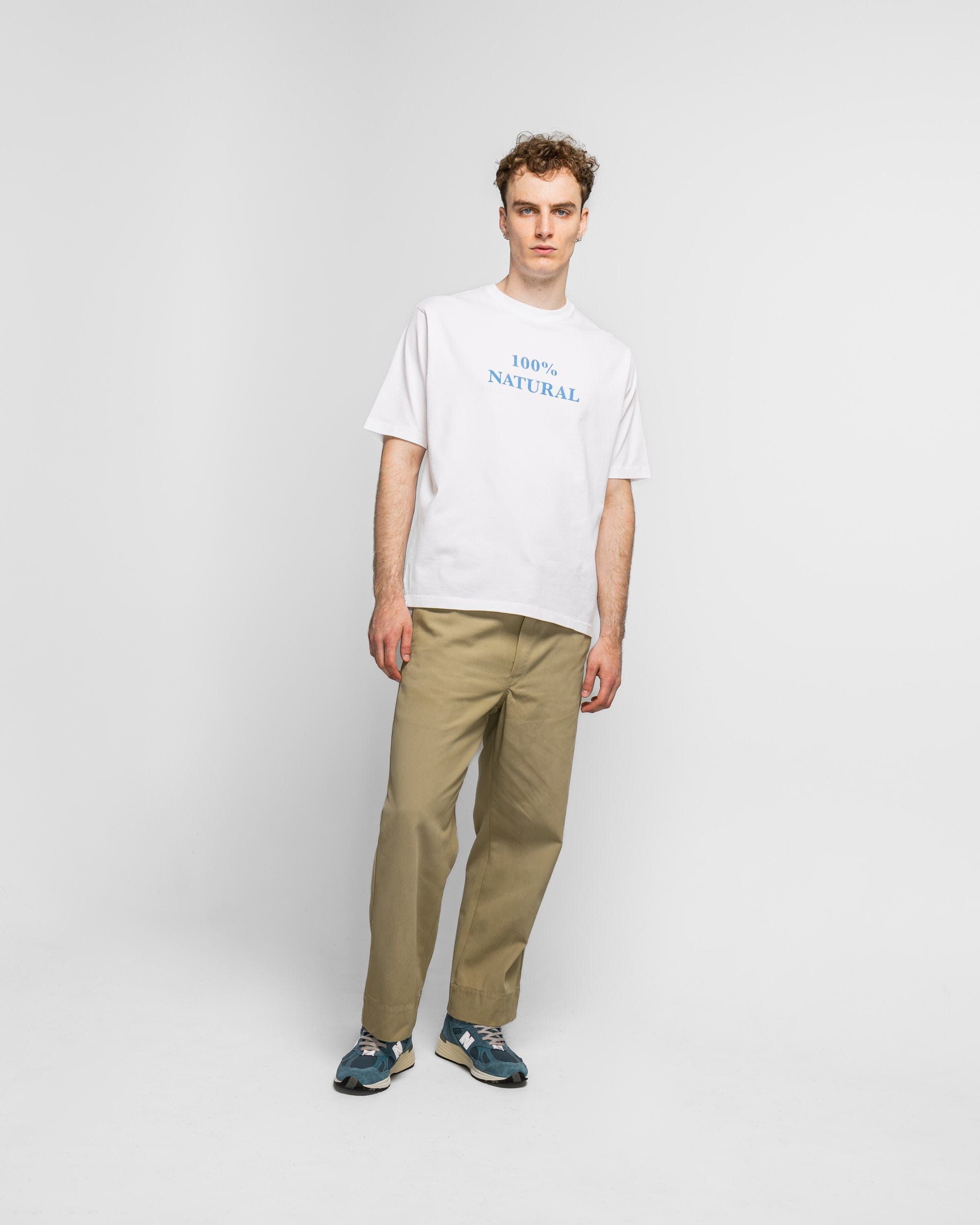 Dudley Coppice 100% Natural T-Shirt - White