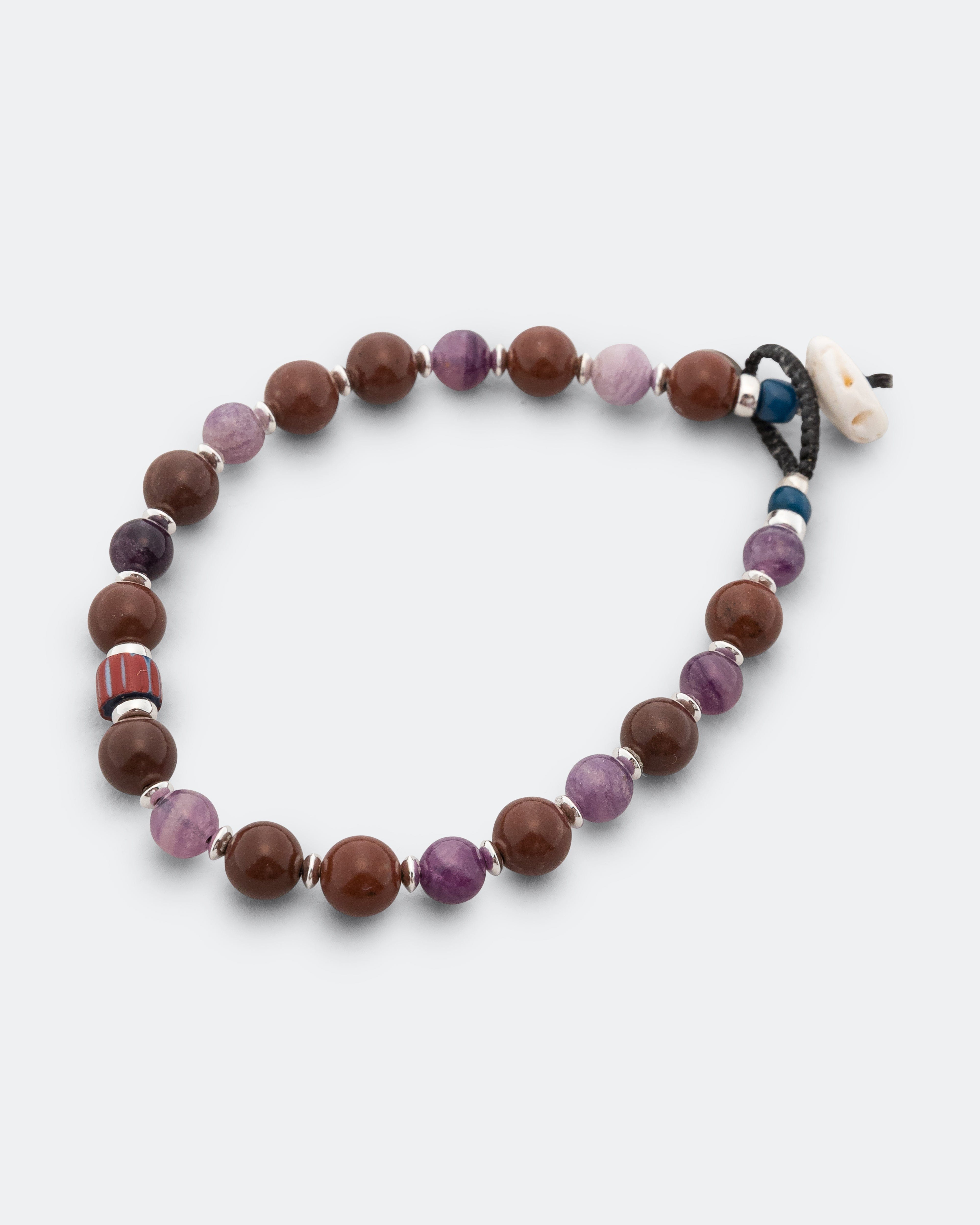 Mikia 6mm Stone Bracelet - Sedonastone/925 Silver
