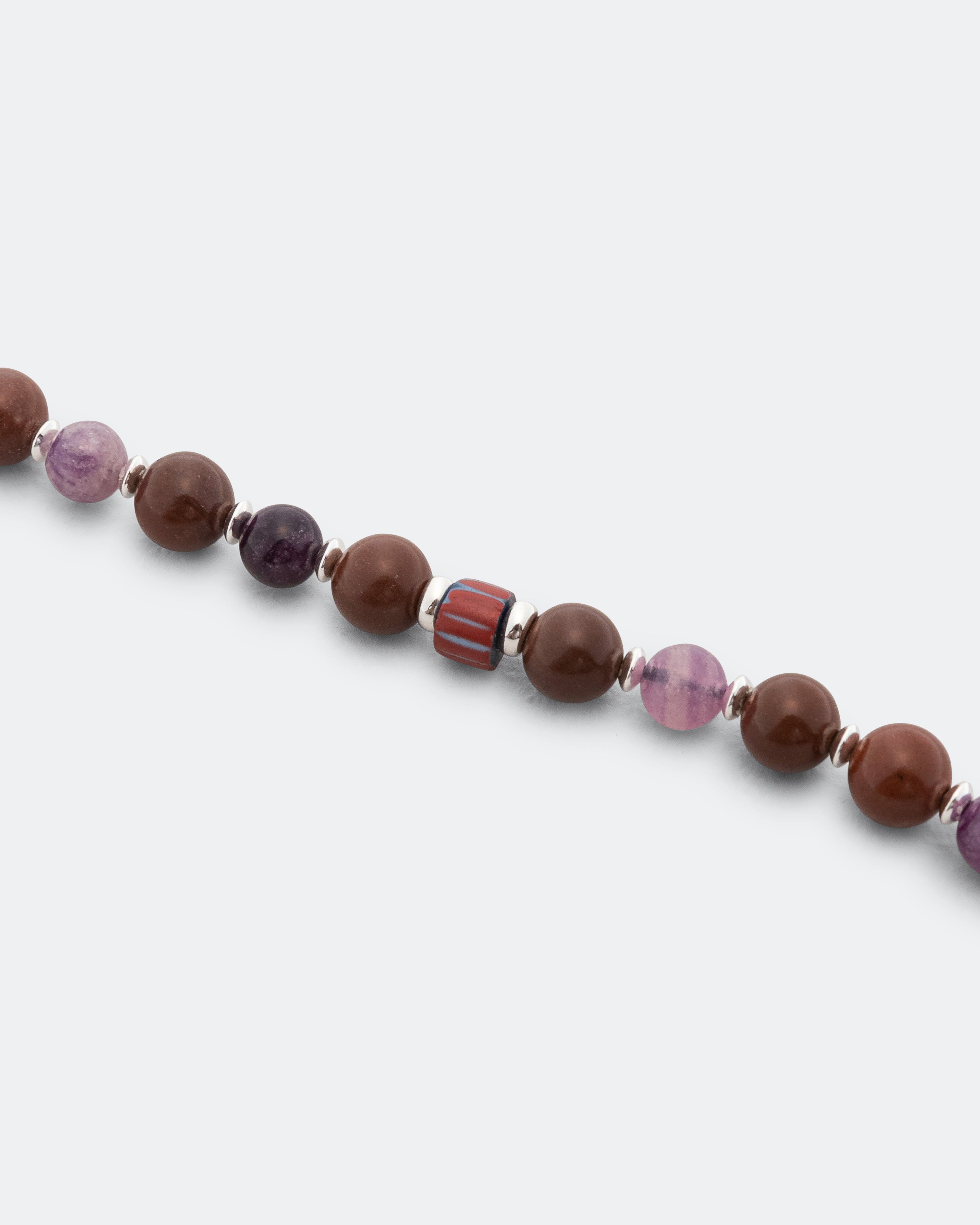 Mikia 6mm Stone Bracelet - Sedonastone/925 Silver