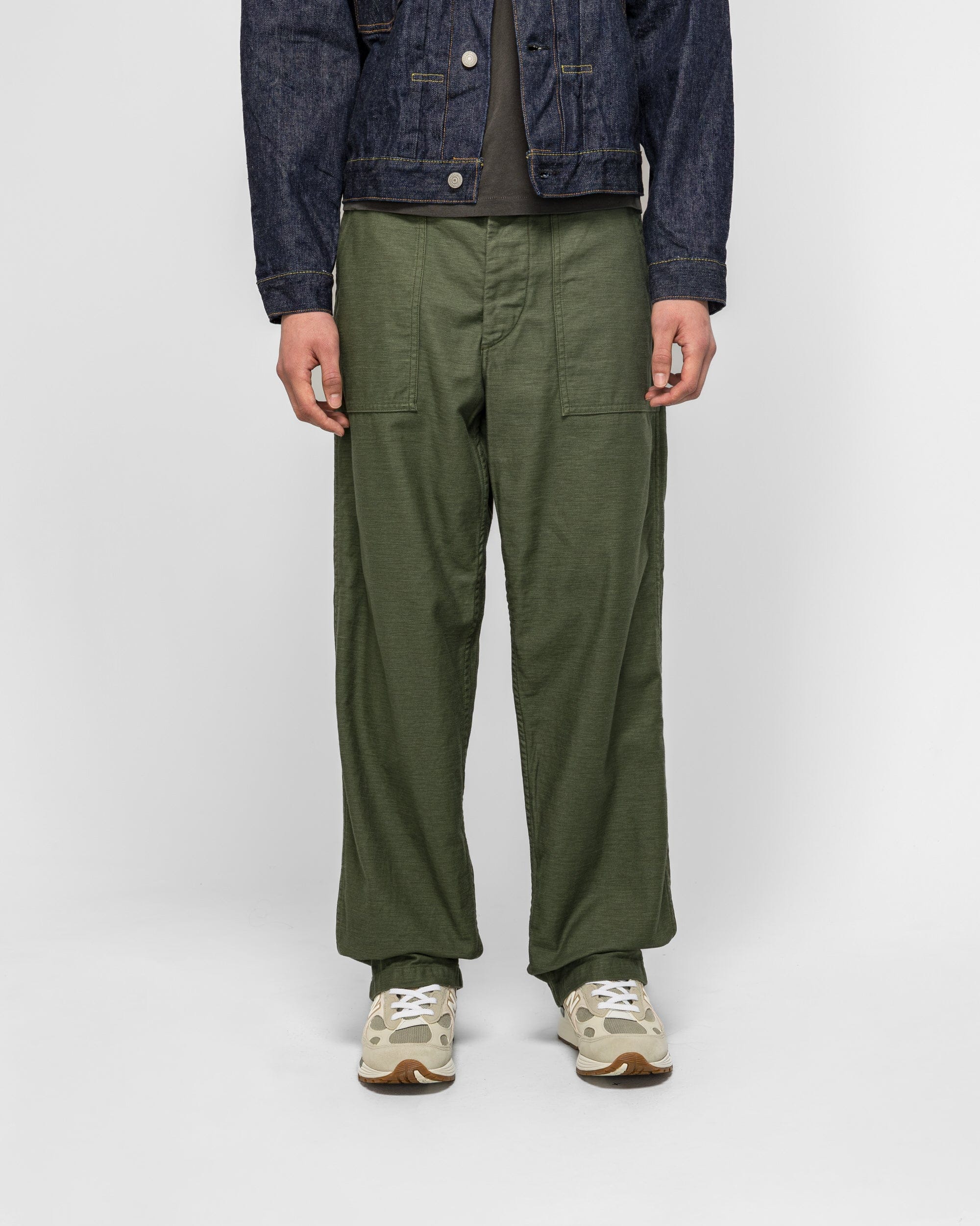 orSlow US Army Fatigue Pants (Regular Fit) - Green