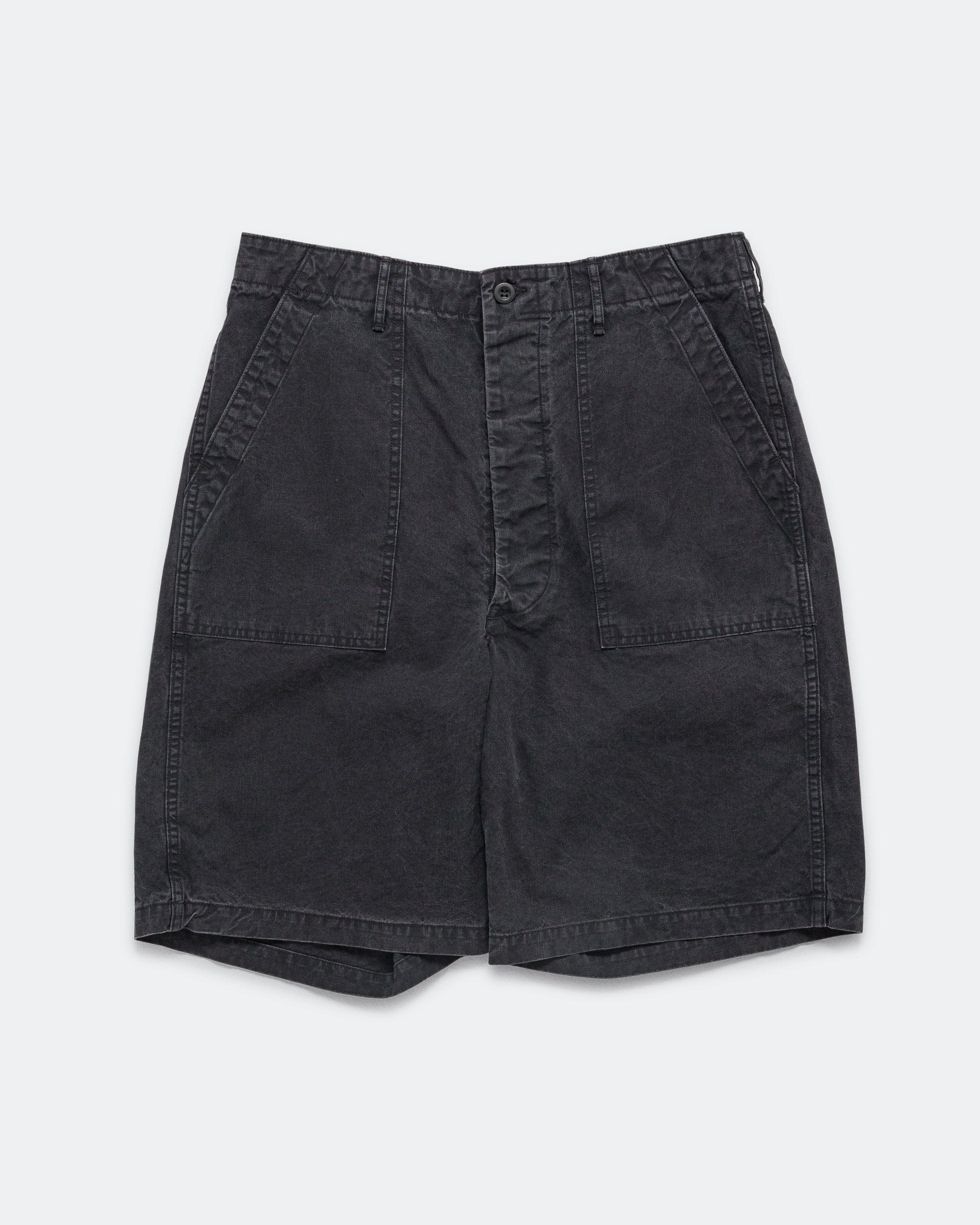 orSlow Summer Fatigue Shorts - Black