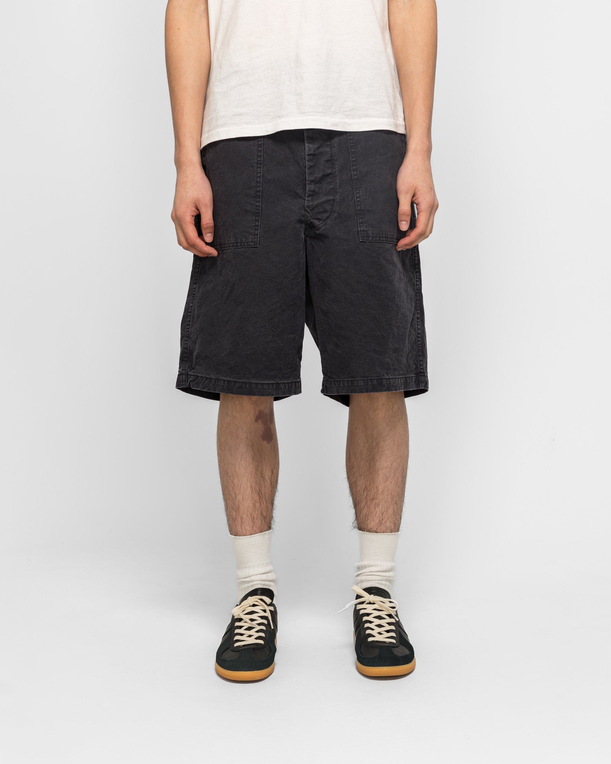 orSlow Summer Fatigue Shorts - Black