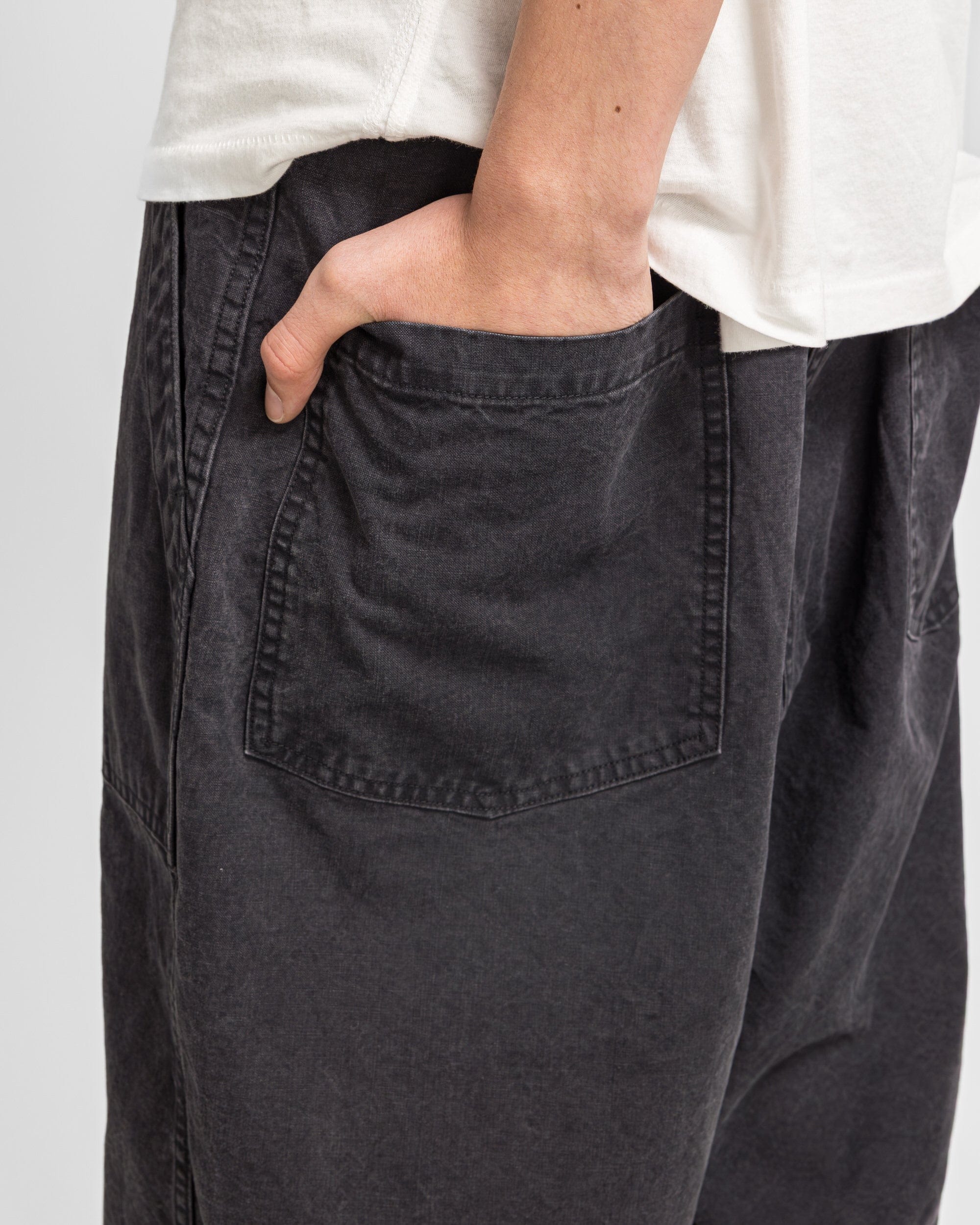 orSlow Summer Fatigue Shorts - Black