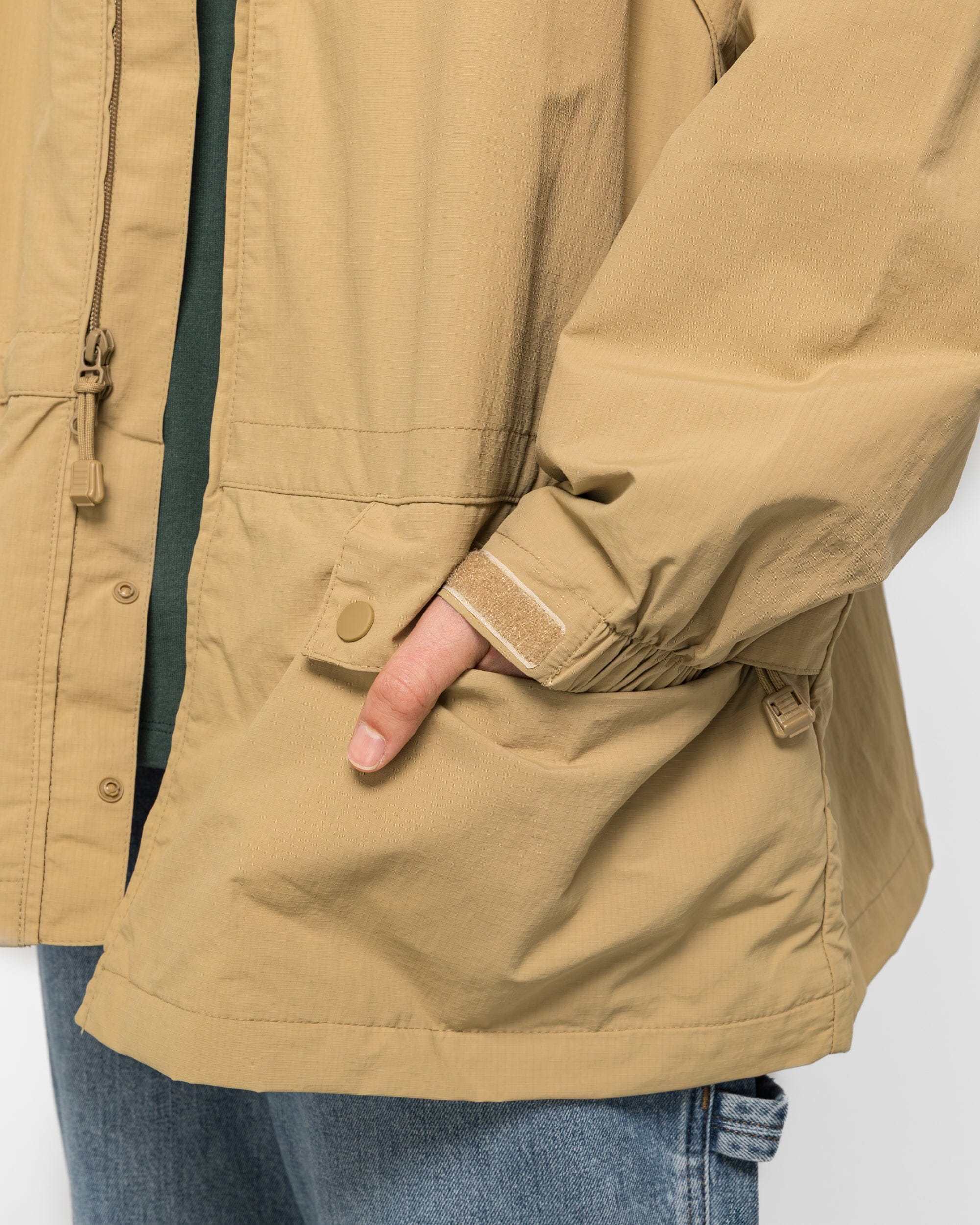 Timberland Nylon Zip Up Convertible Jacket x BEAMS - Wheat