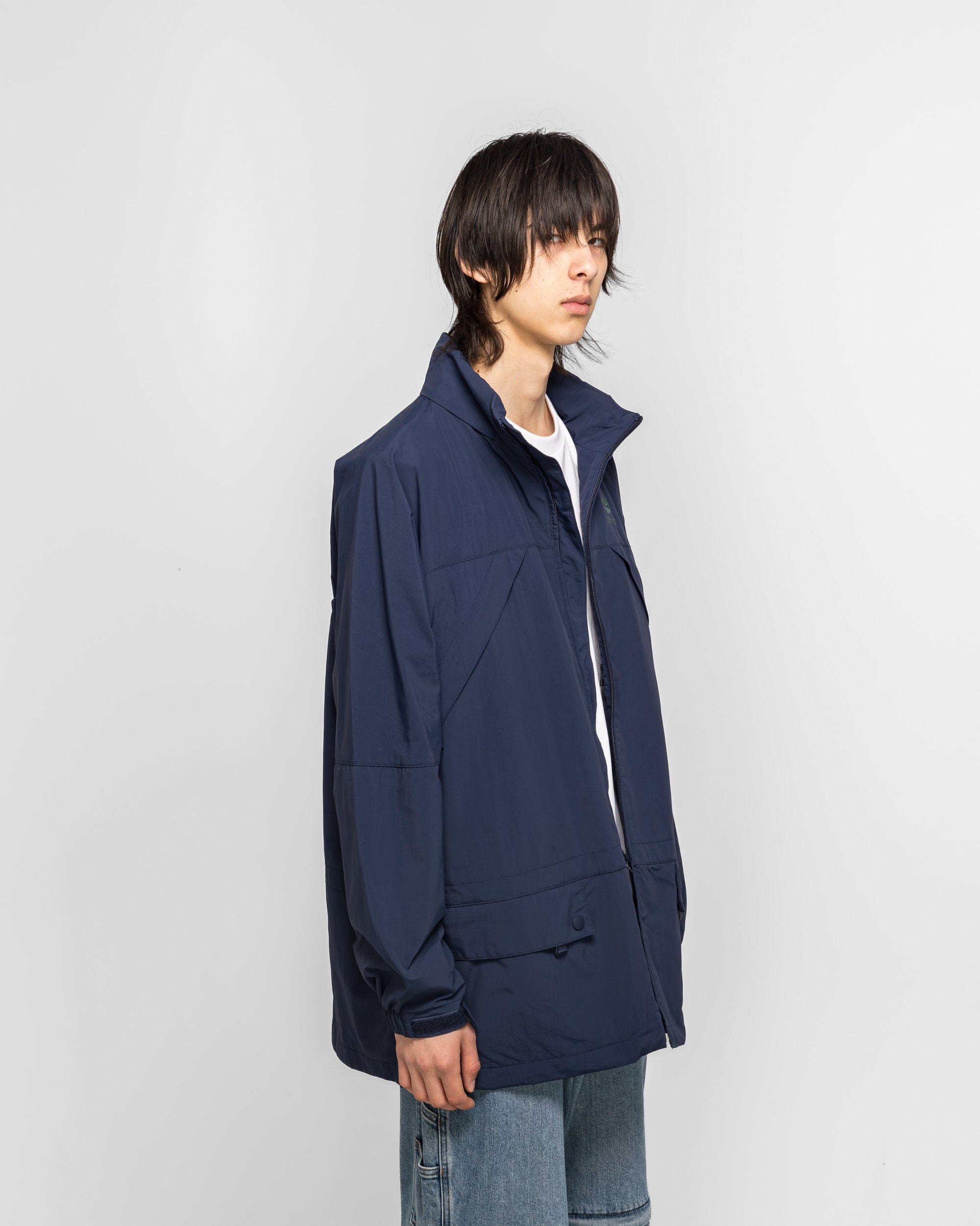 Timberland Nylon Zip Up Convertible Jacket x BEAMS - Navy