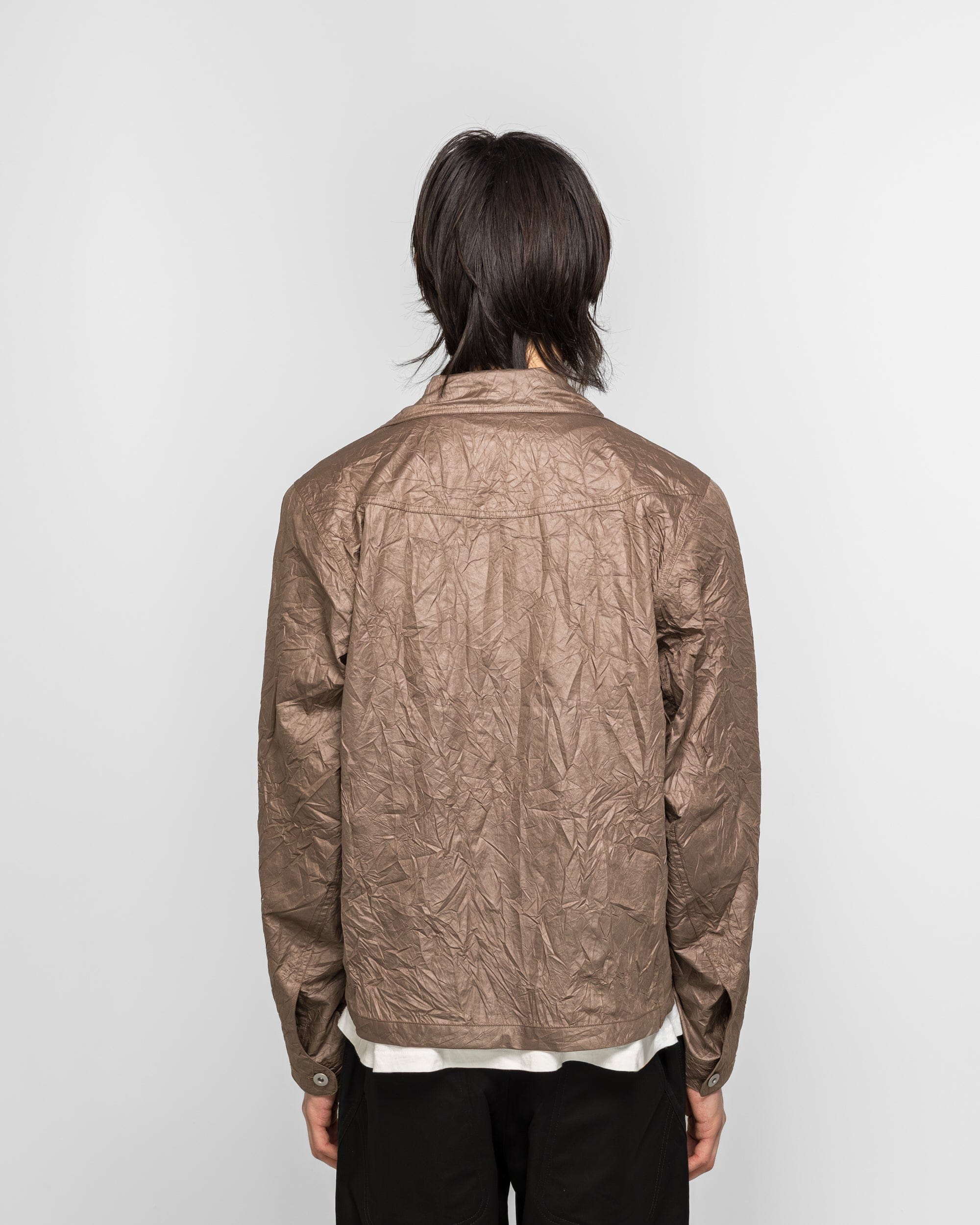 Colin Meredith Wrinkle Welder Button Jacket - Copper