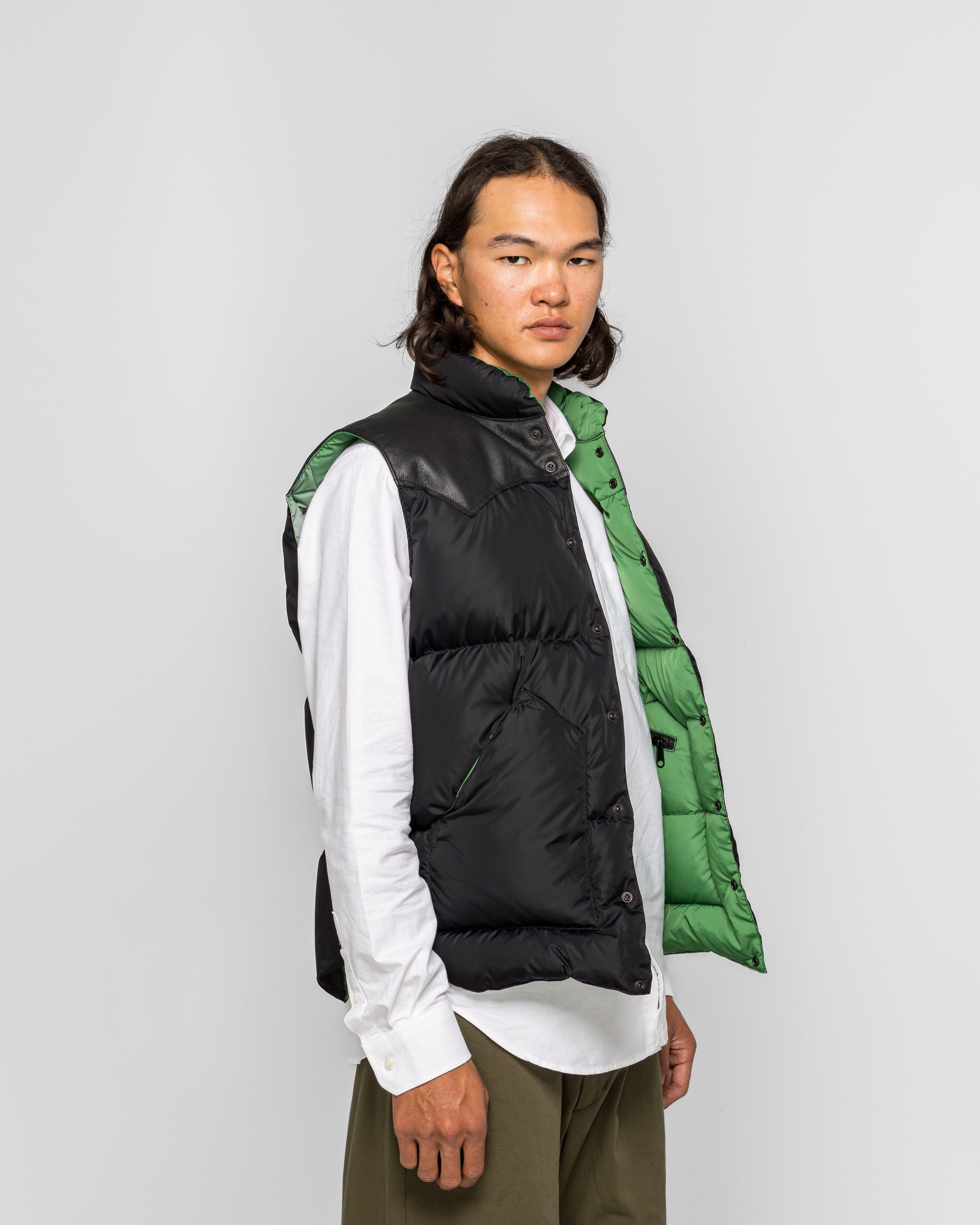 Rocky Mountain Featherbed Down Vest for UP THERE - Black
