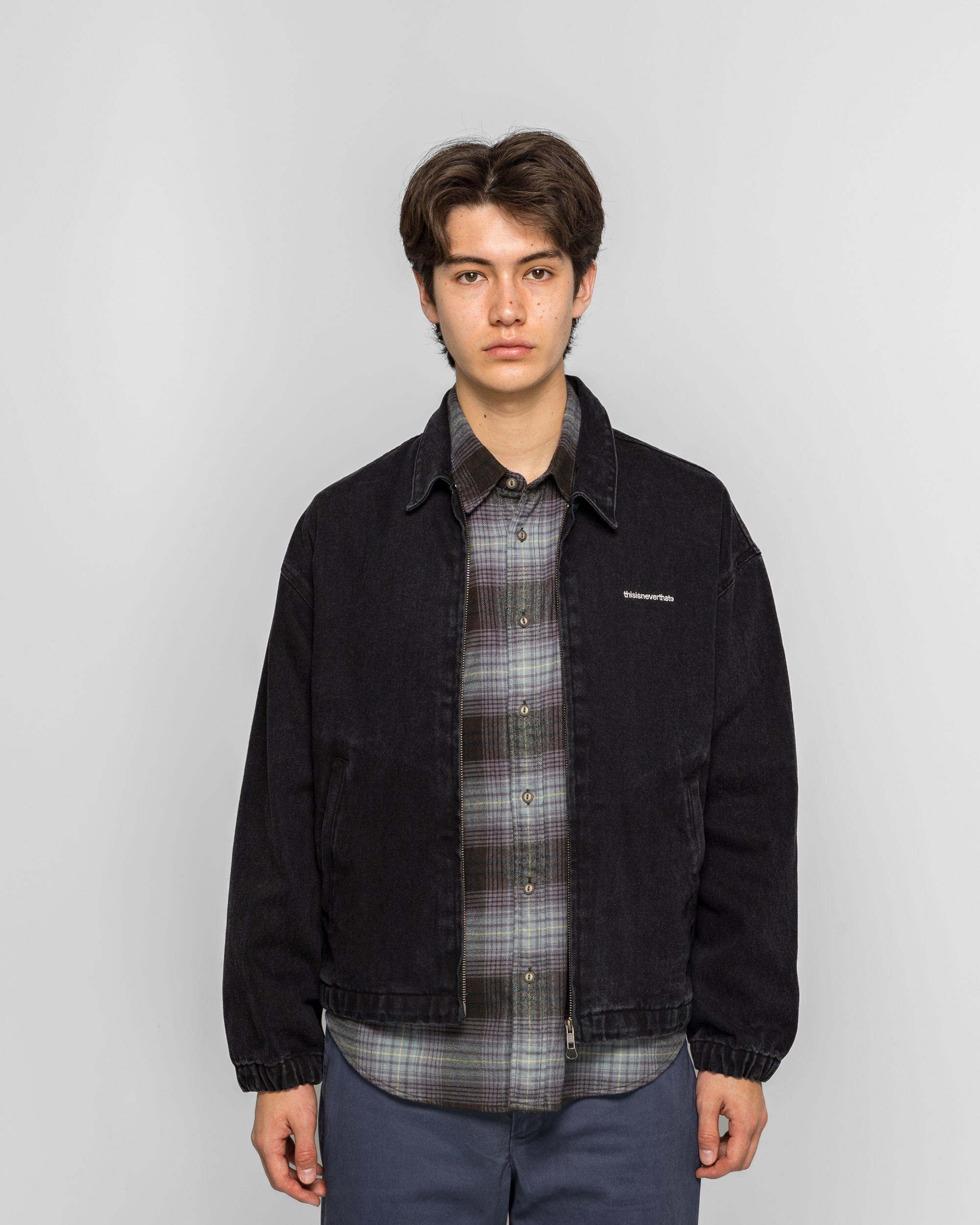 thisisneverthat Denim Blouson Jacket - Black