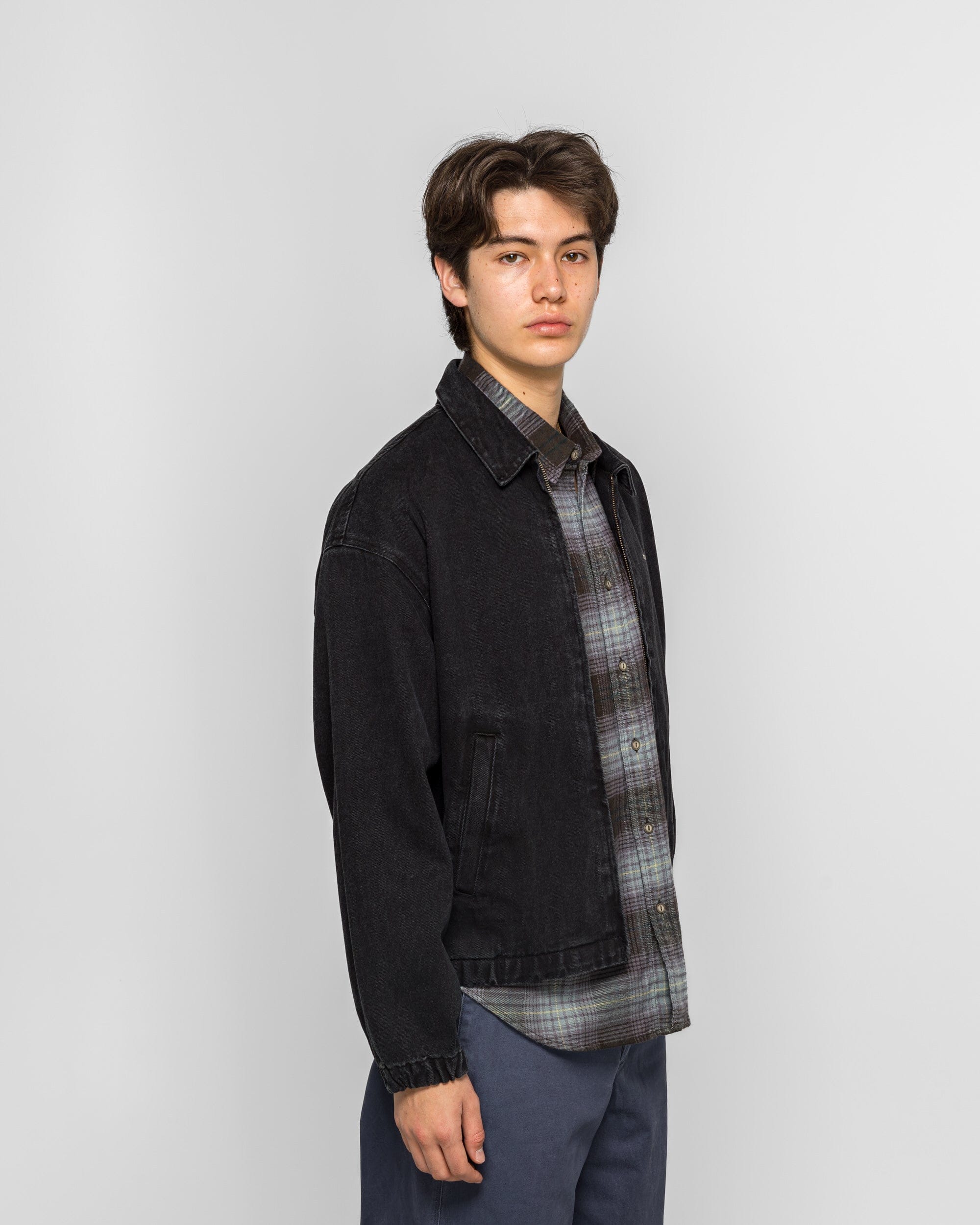 thisisneverthat Denim Blouson Jacket - Black