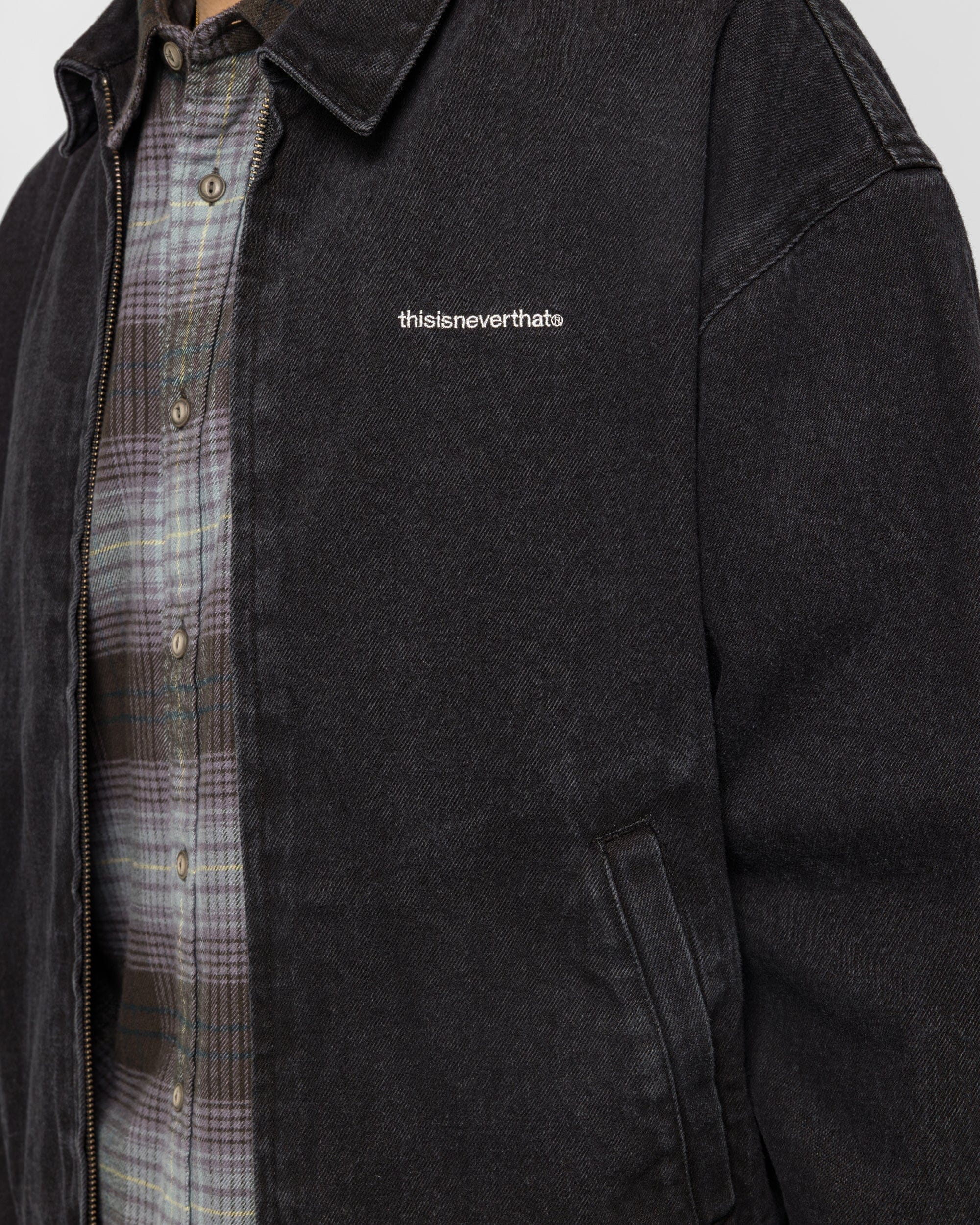 thisisneverthat Denim Blouson Jacket - Black