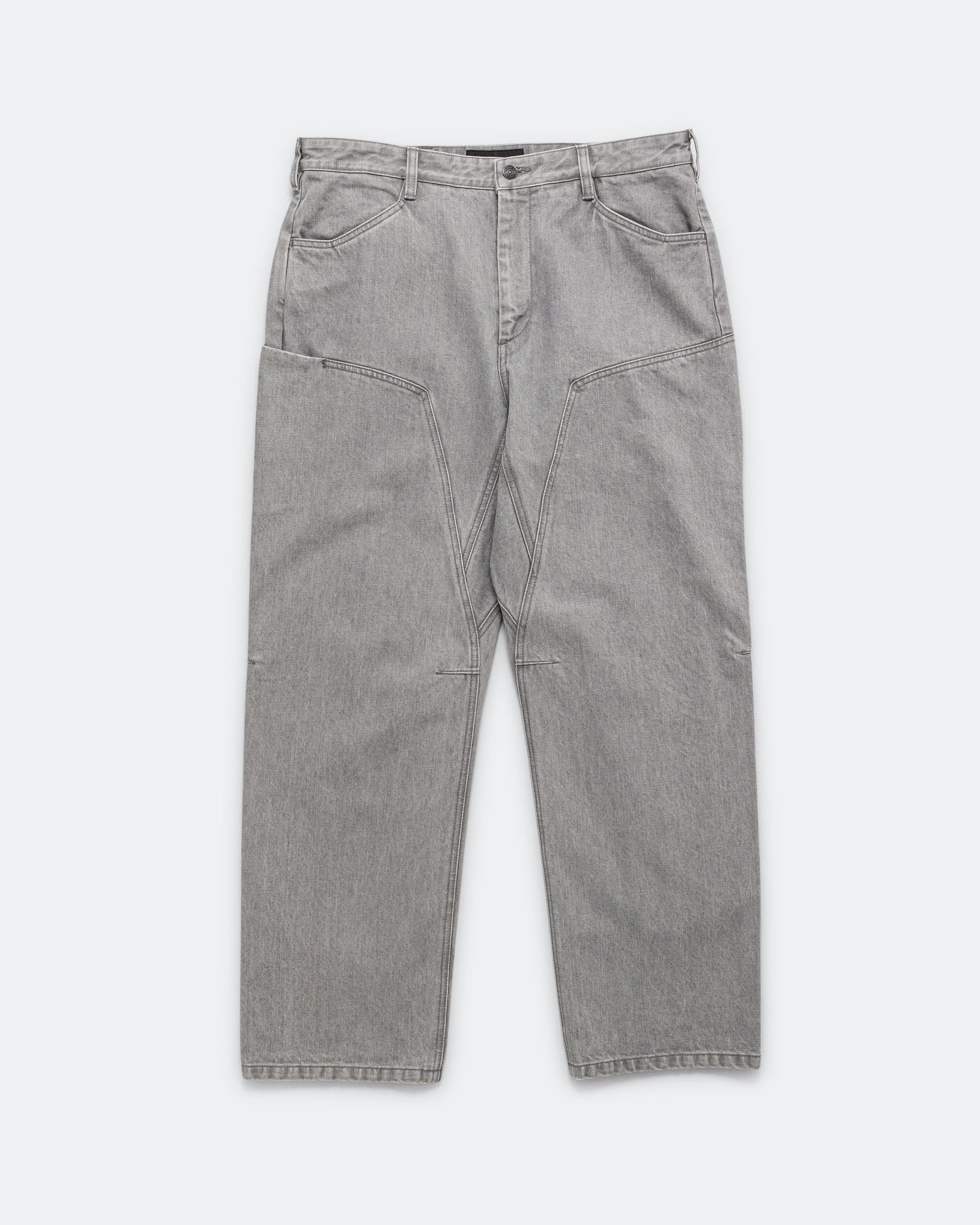 HAVEN Rig Pant Bio Wash Cotton Denim - Light Grey