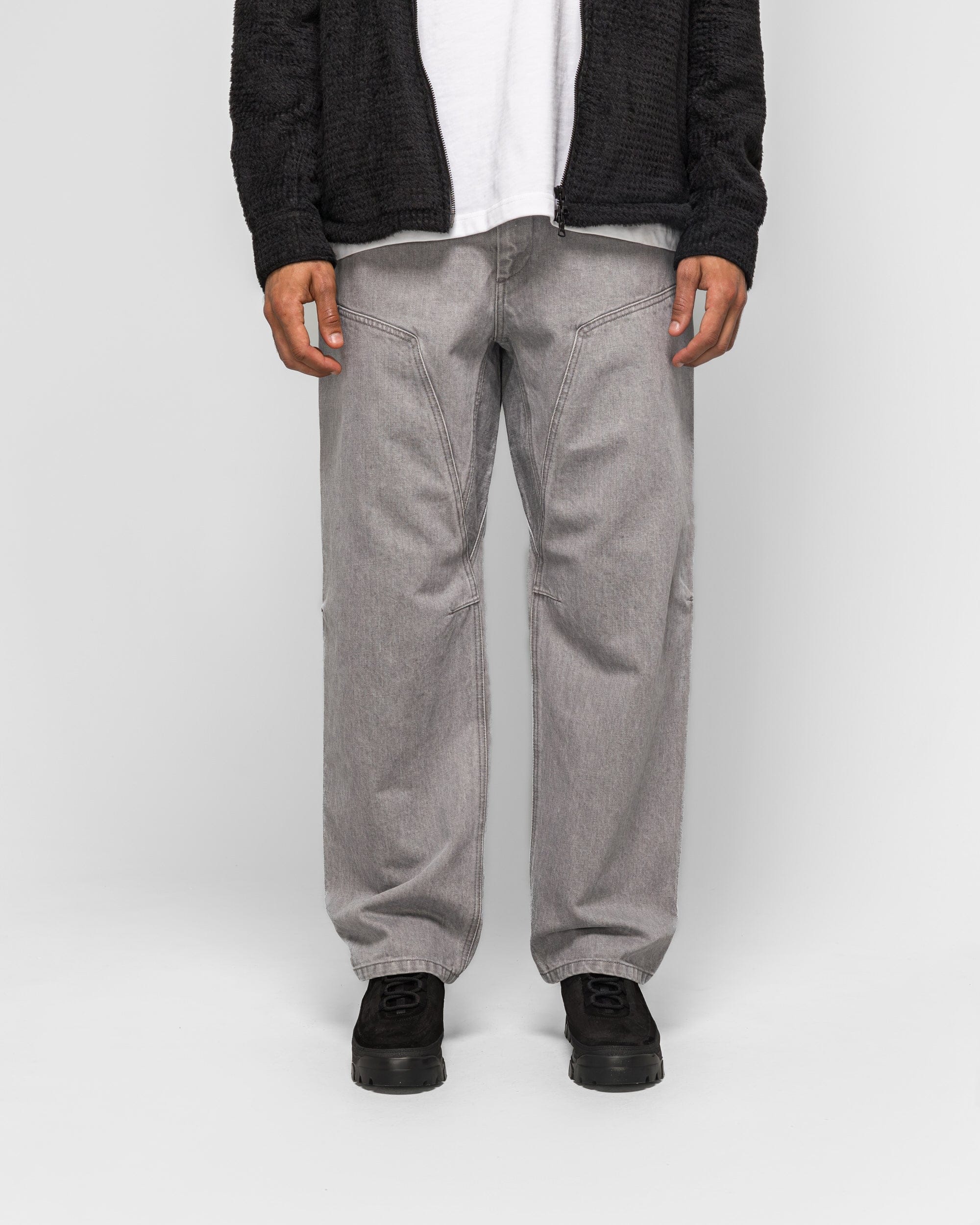HAVEN Rig Pant Bio Wash Cotton Denim - Light Grey