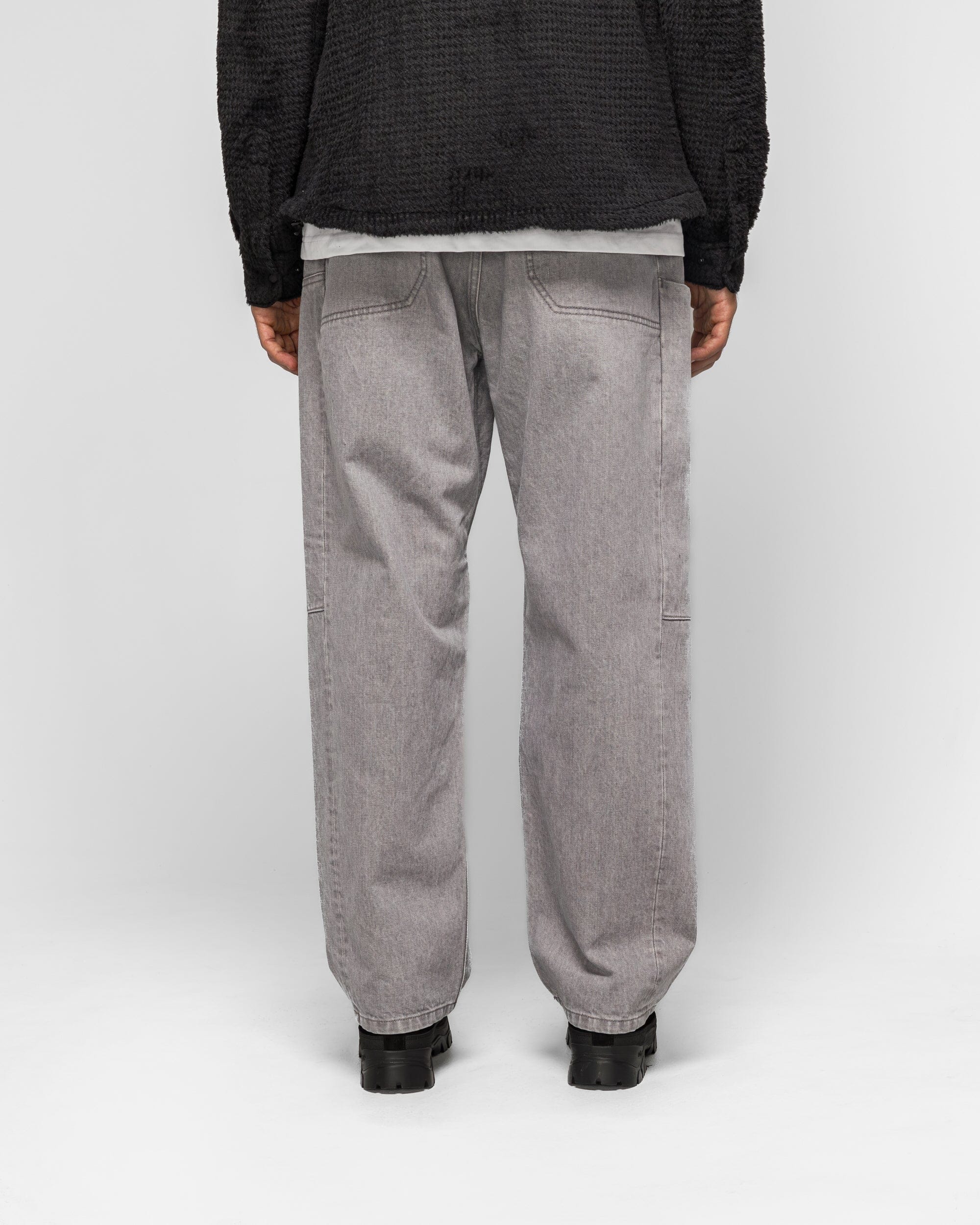 HAVEN Rig Pant Bio Wash Cotton Denim - Light Grey