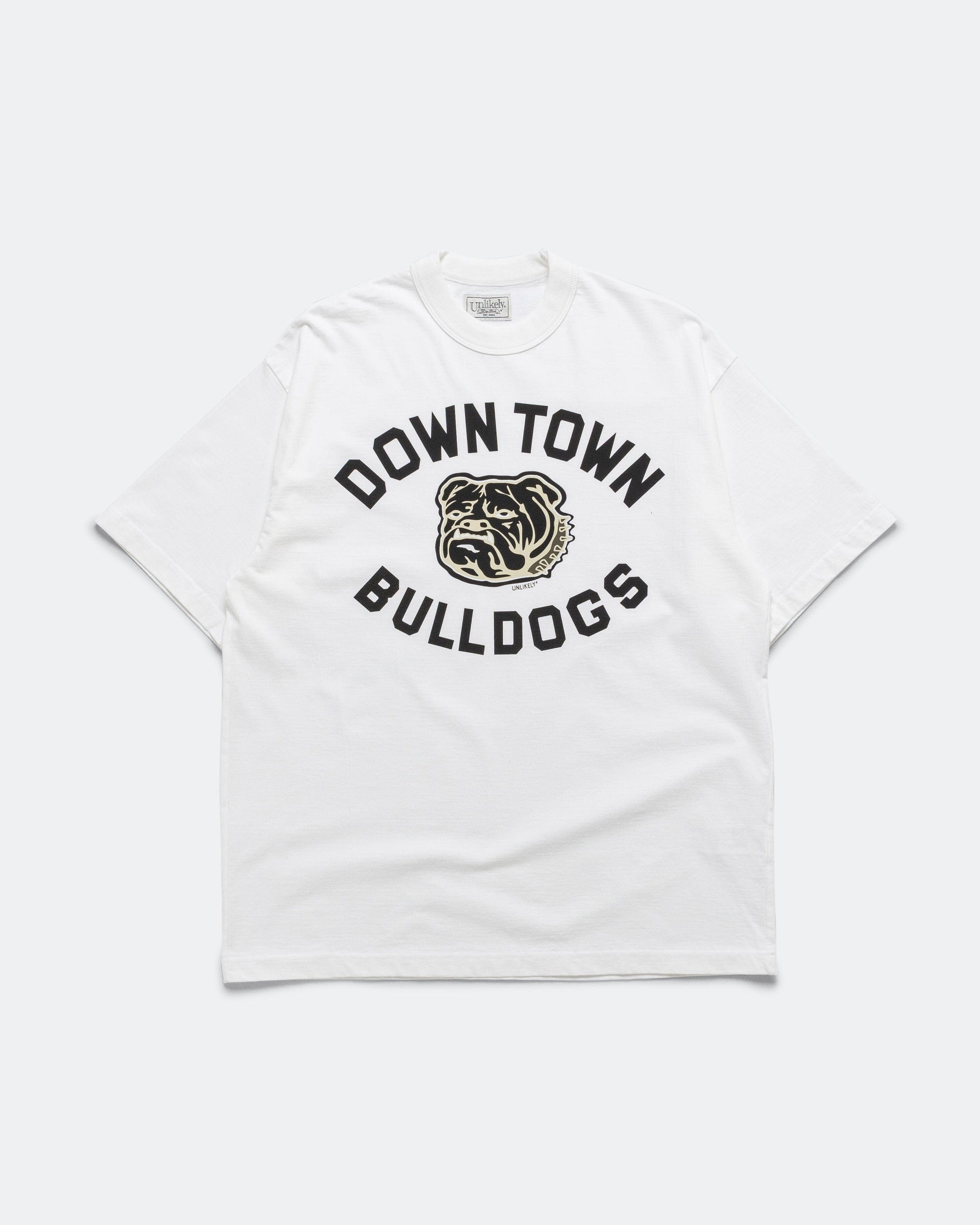 Unlikely Authentic Graphic Tee BULLDOGS - White