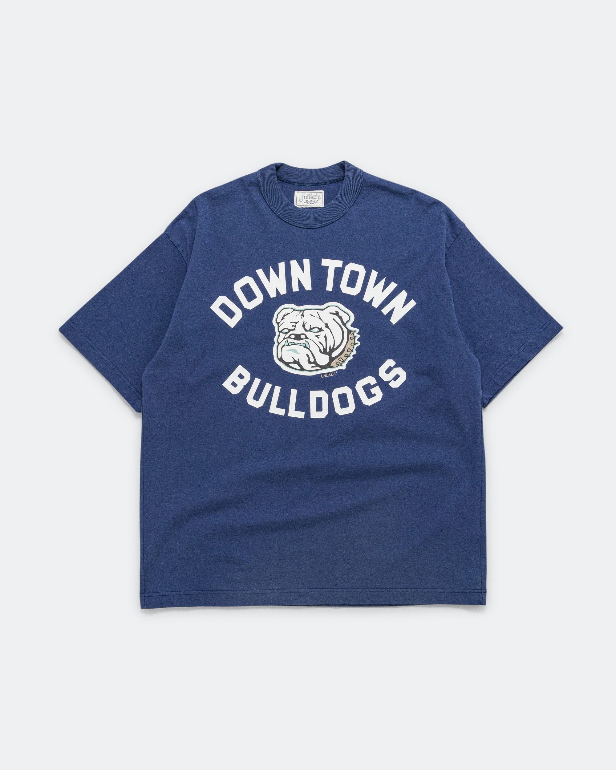 Unlikely Authentic Graphic Tee BULLDOGS - Blue