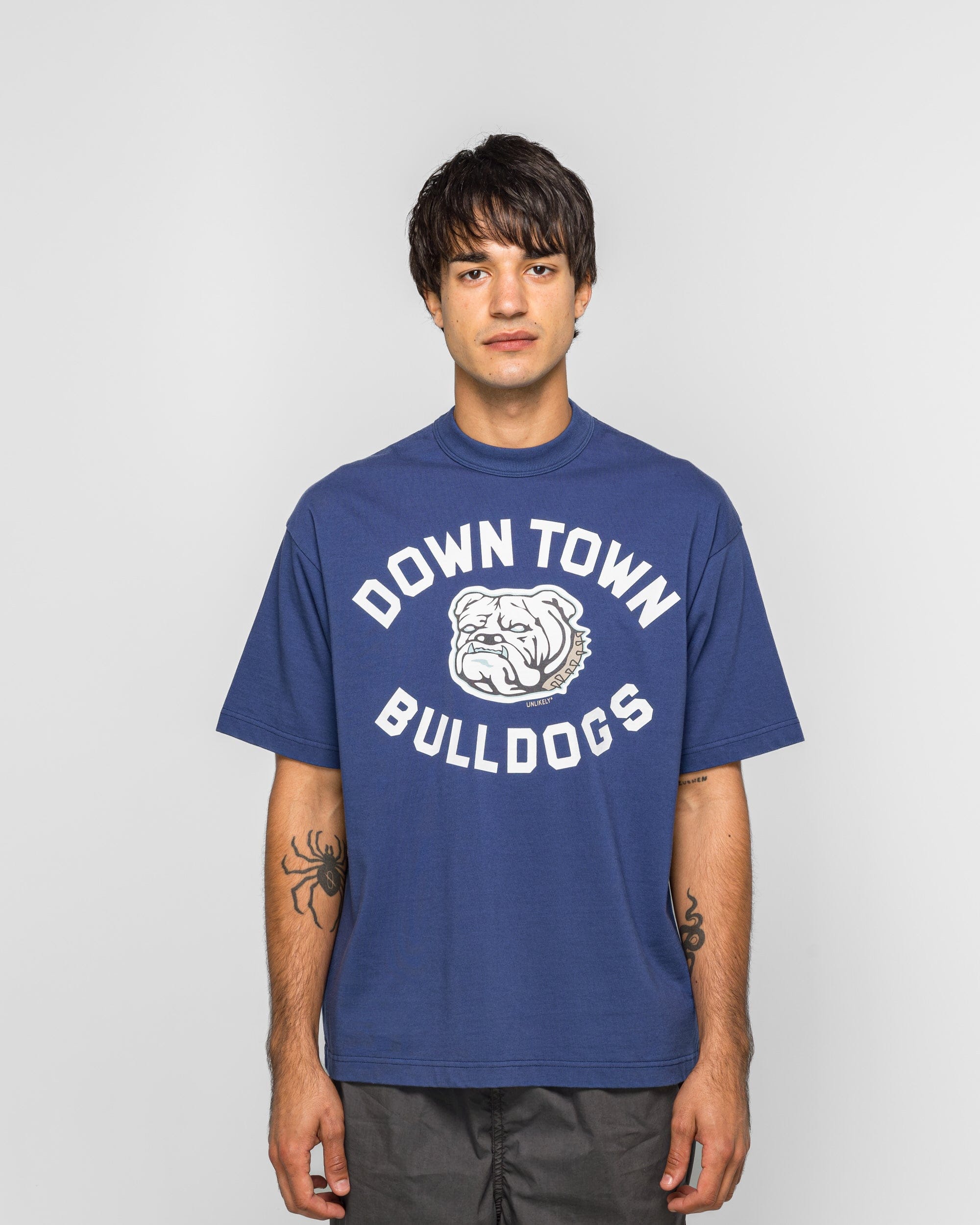Unlikely Authentic Graphic Tee BULLDOGS - Blue