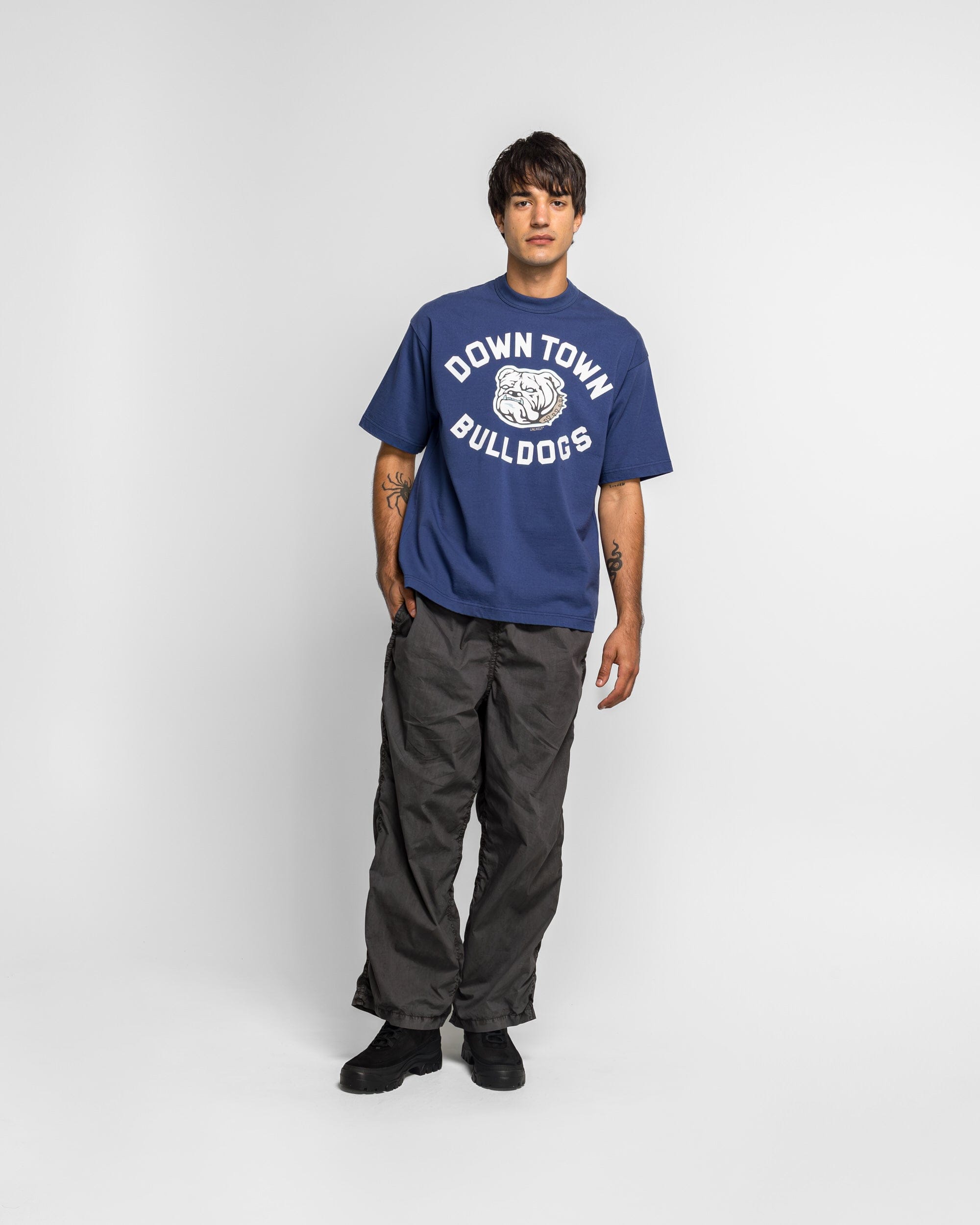 Unlikely Authentic Graphic Tee BULLDOGS - Blue