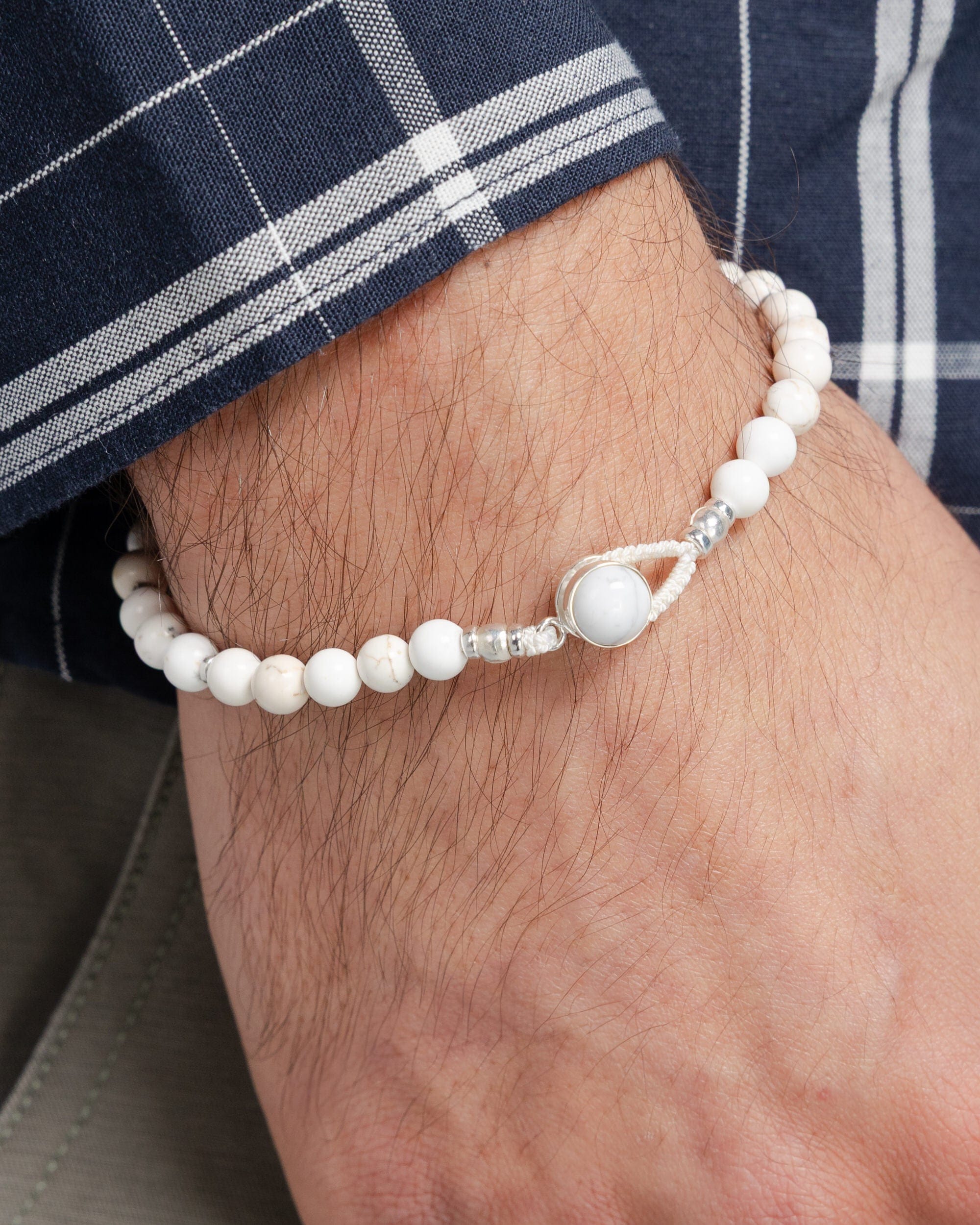 Mikia Circle8 Bracelet - Magnesite/925 Silver