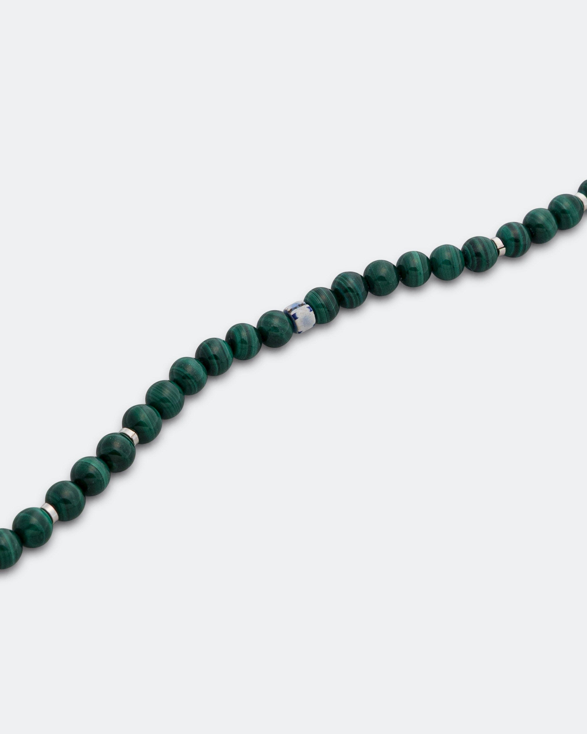 Mikia Circle8 Bracelet - Malachite/925 Silver
