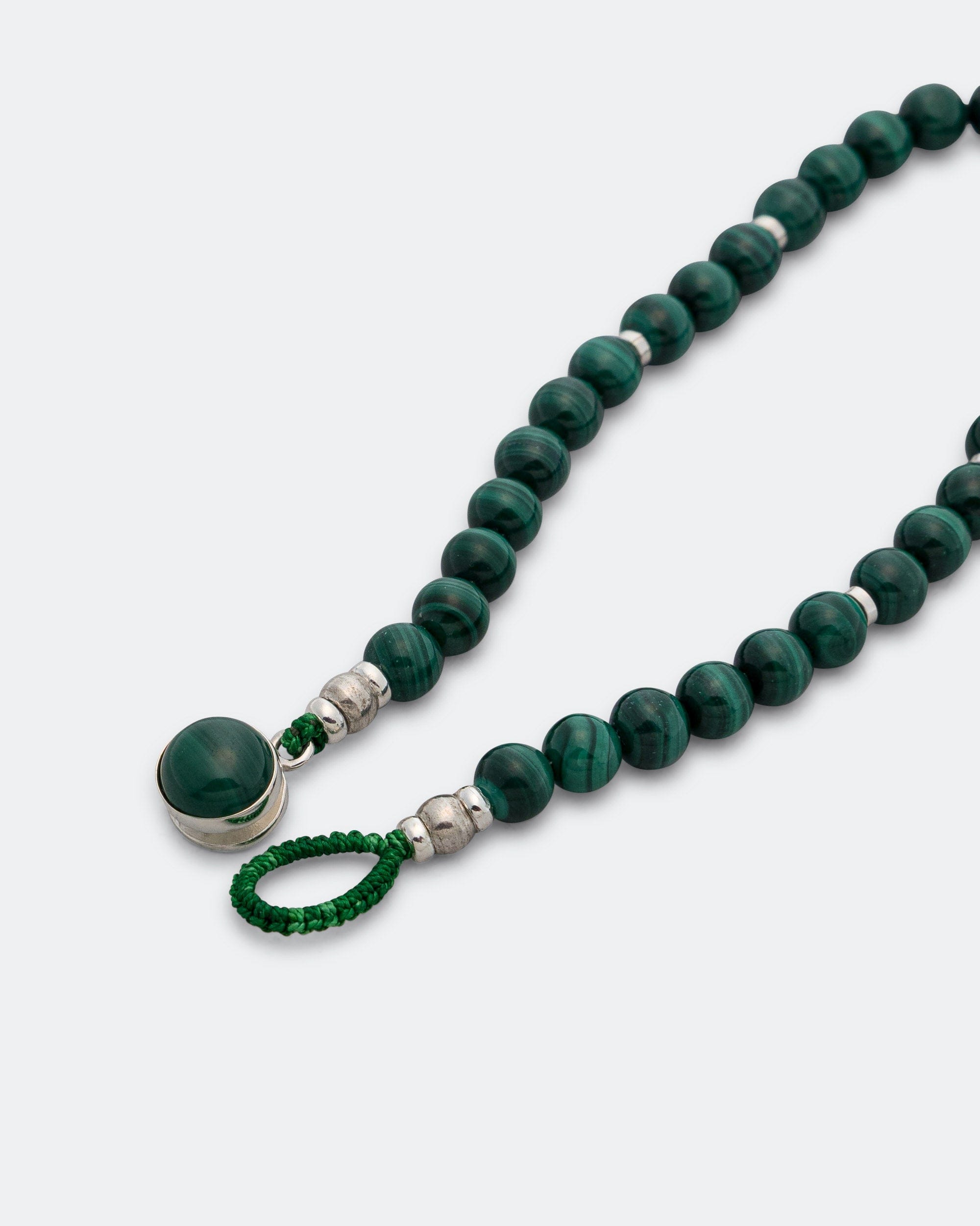 Mikia Circle8 Bracelet - Malachite/925 Silver
