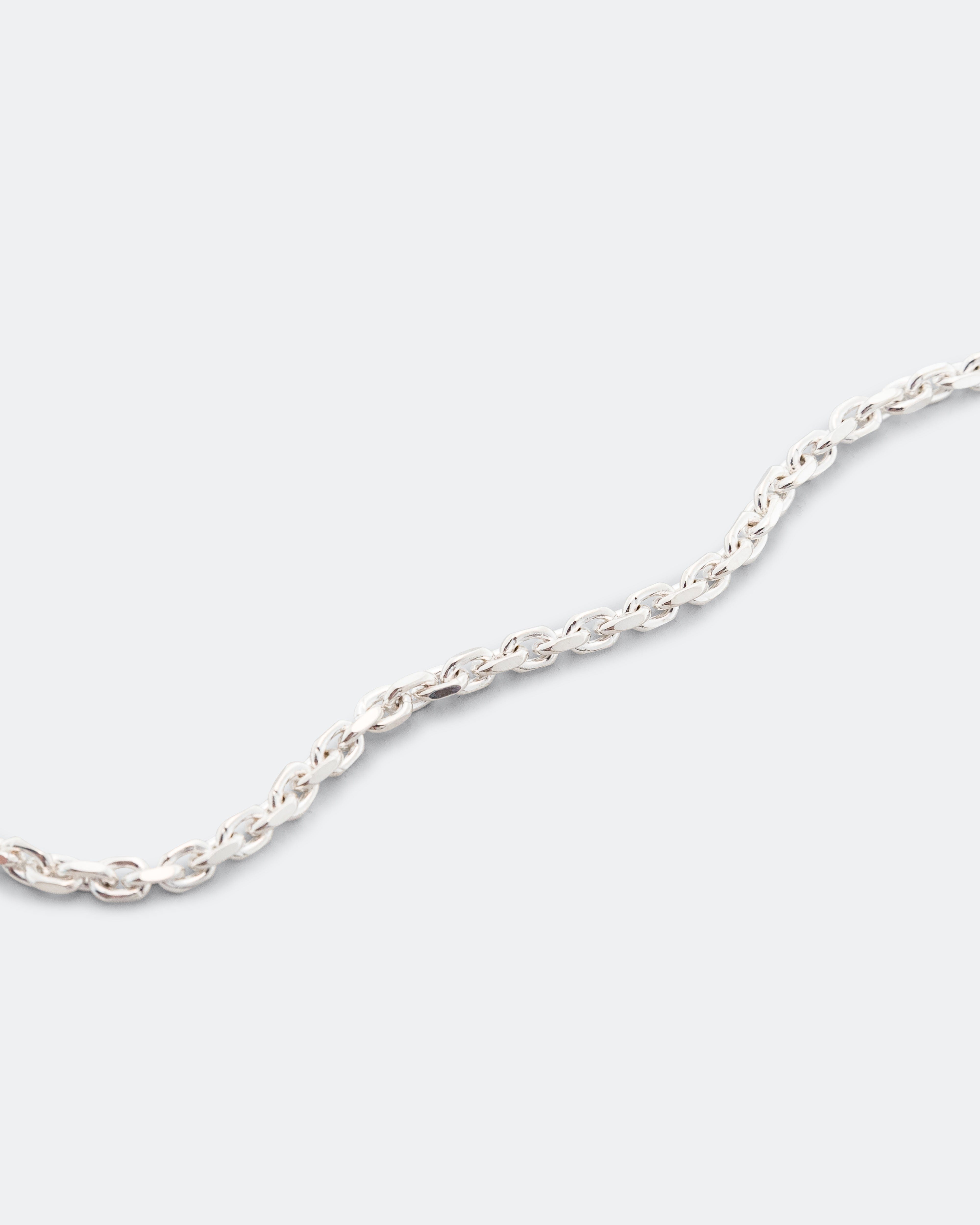 Mikia Chain Bracelet - 925 Silver/Smoky Quartz