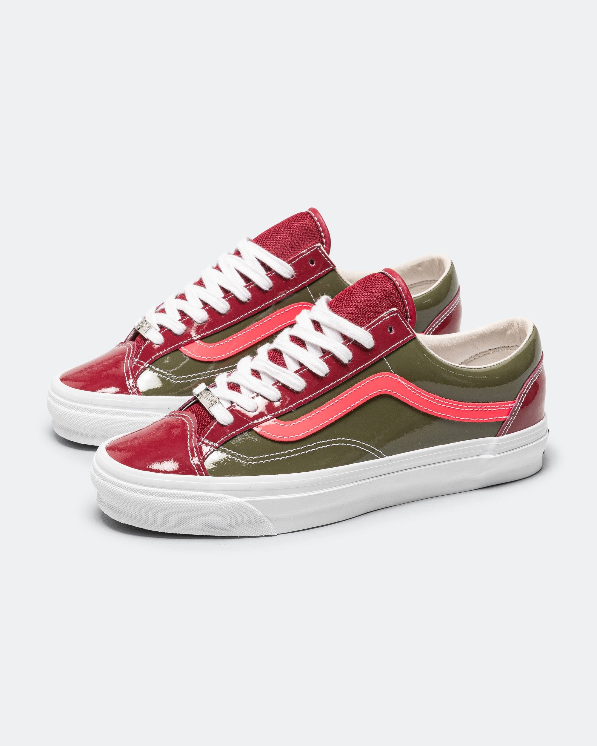 Vans LX Old Skool 36 - Patent Bordeaux/Olive