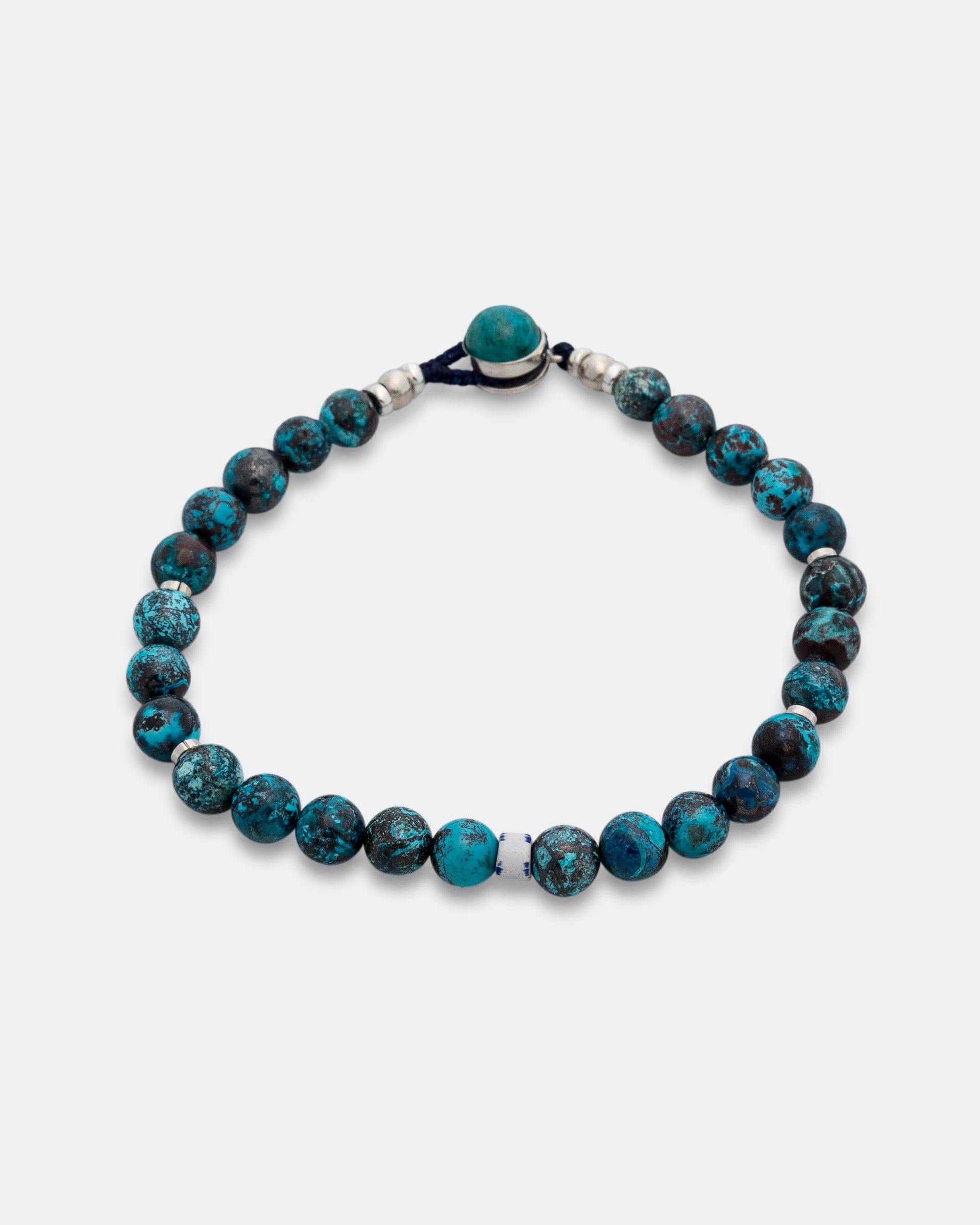 Mikia Circle8 Bracelet - Chrysocolla/925 Silver