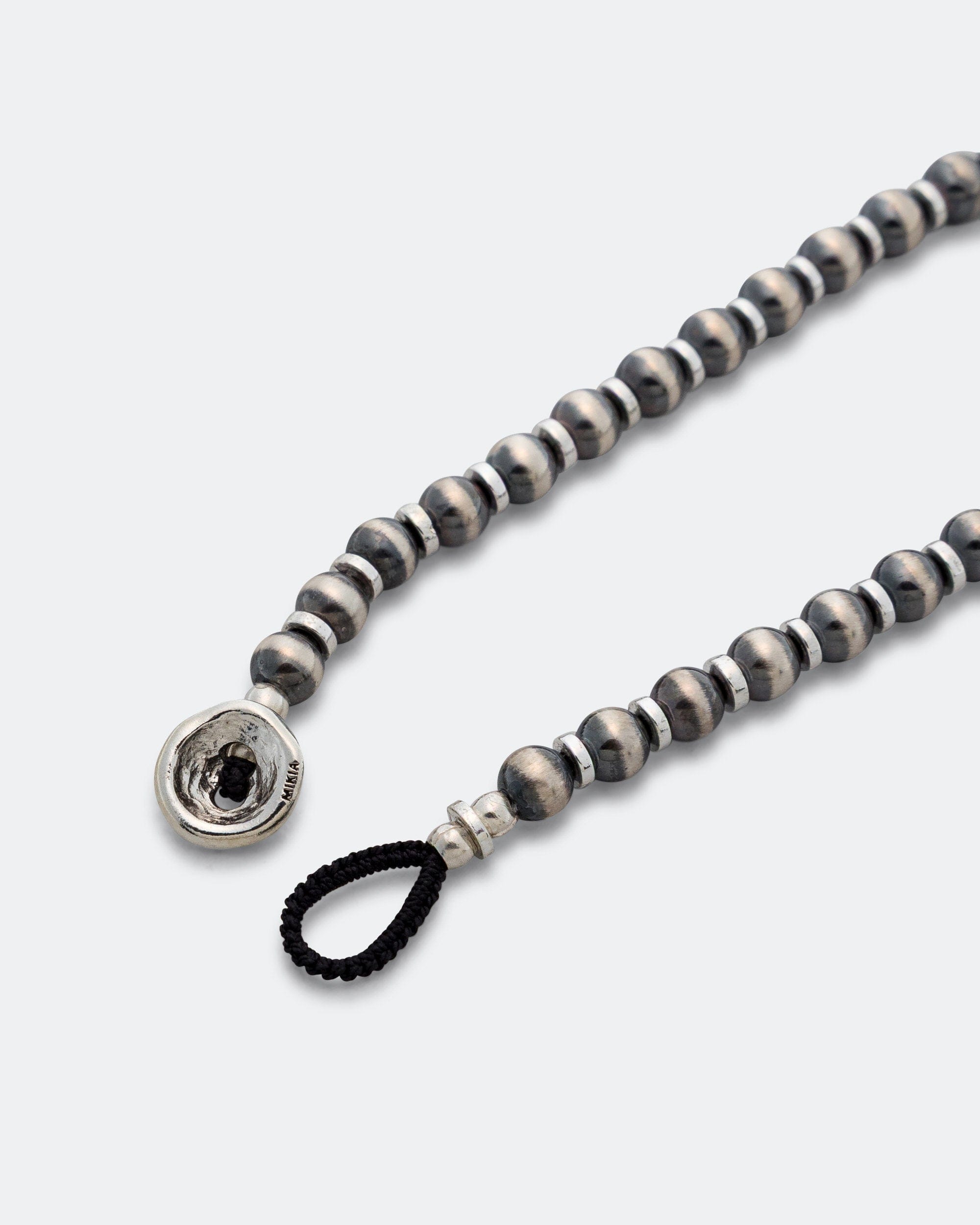 Mikia Navajo Pearl 5mm Bracelet - 925 Silver