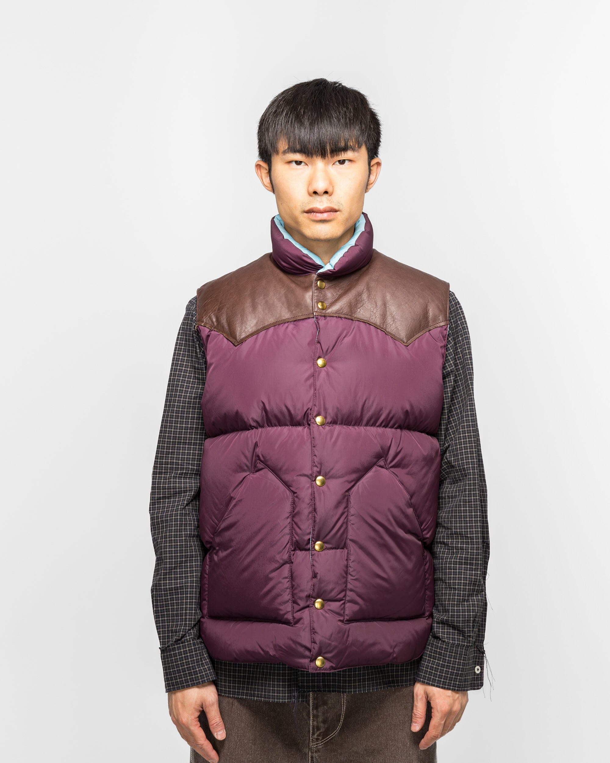 Rocky Mountain Featherbed Down Vest - Plum